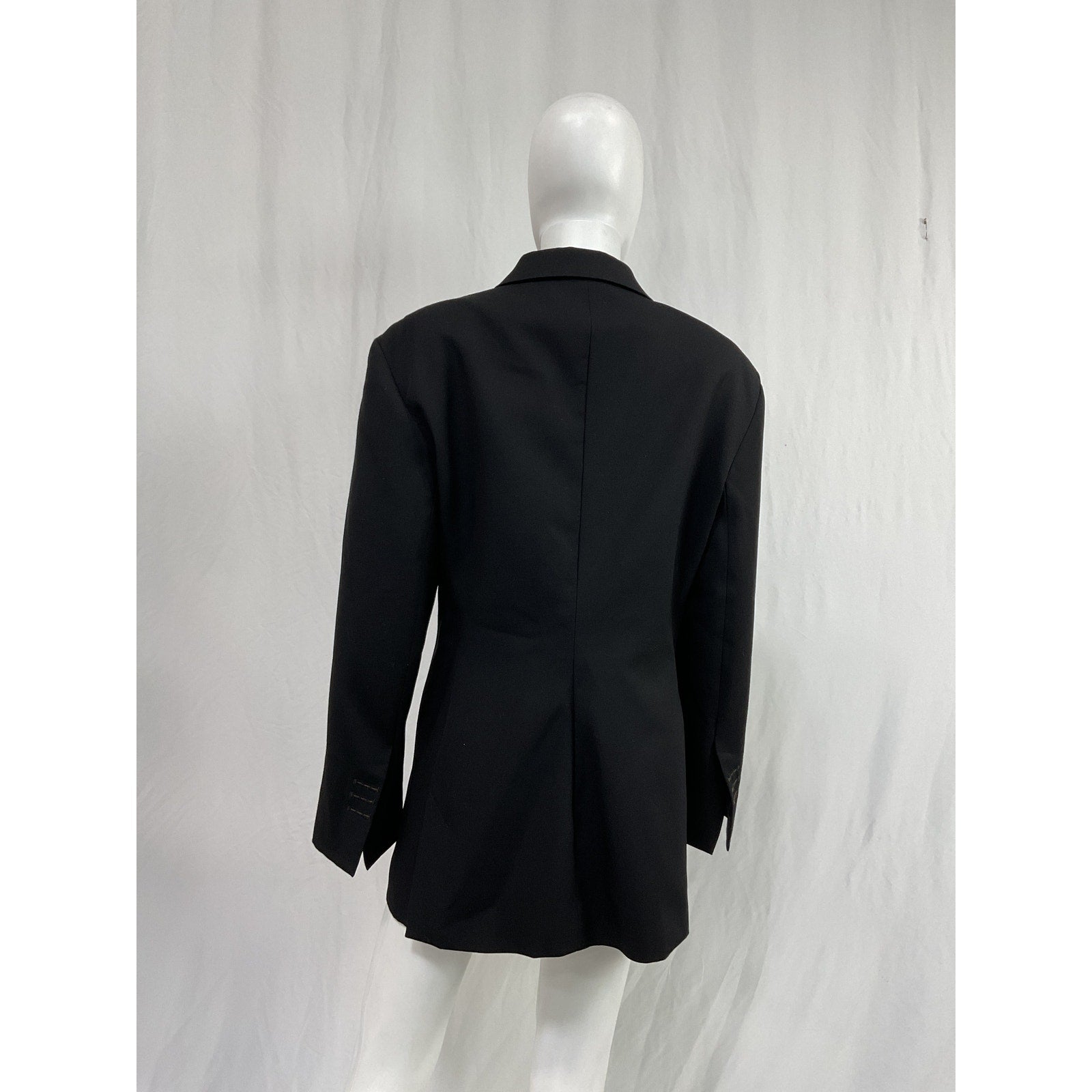 Jacquemus 'La Veste' Black Virgin Wool Tibau Size 42