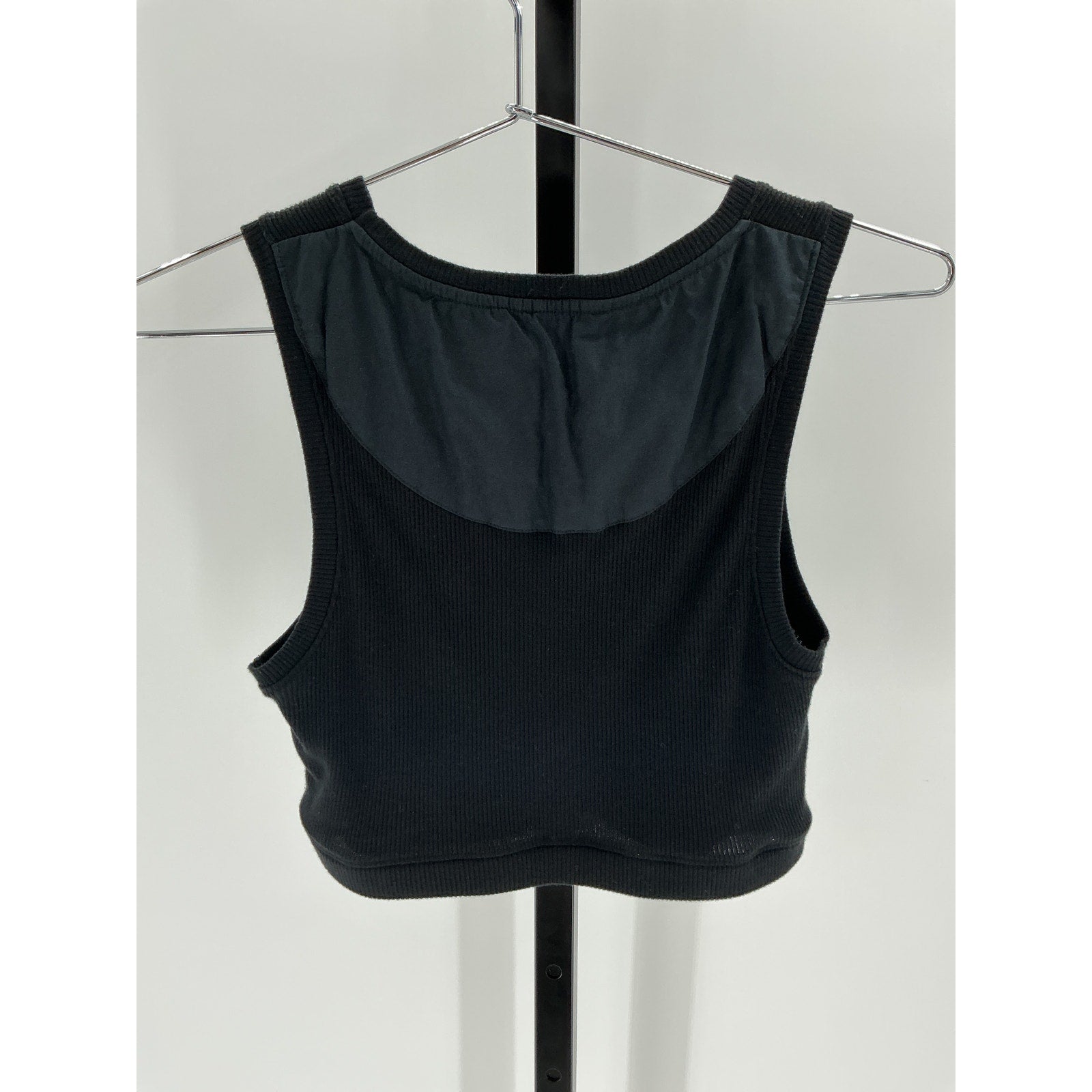 Loewe Cropped Anagram Black Cotton Tank Top Size M