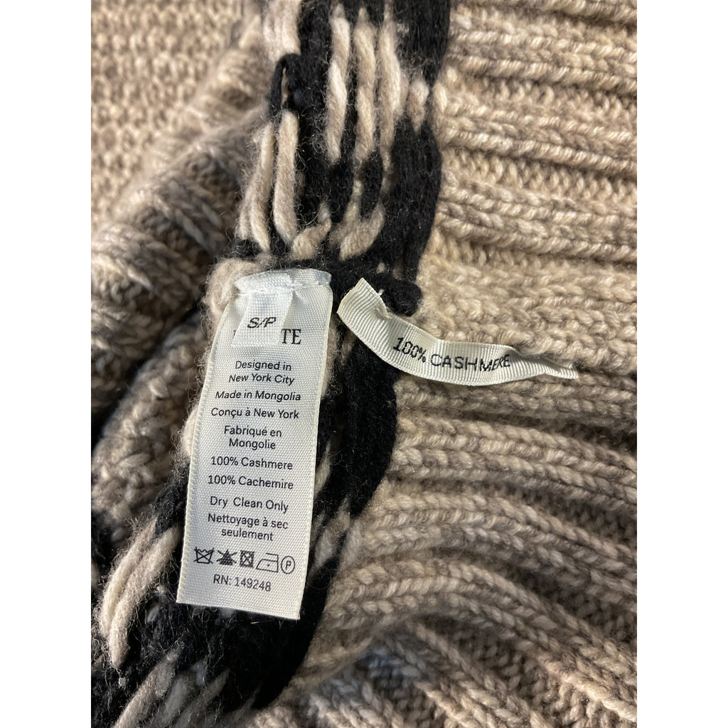 Khaite 'Tabi' Beige Oversized Fair Crewneck Sweater Size S