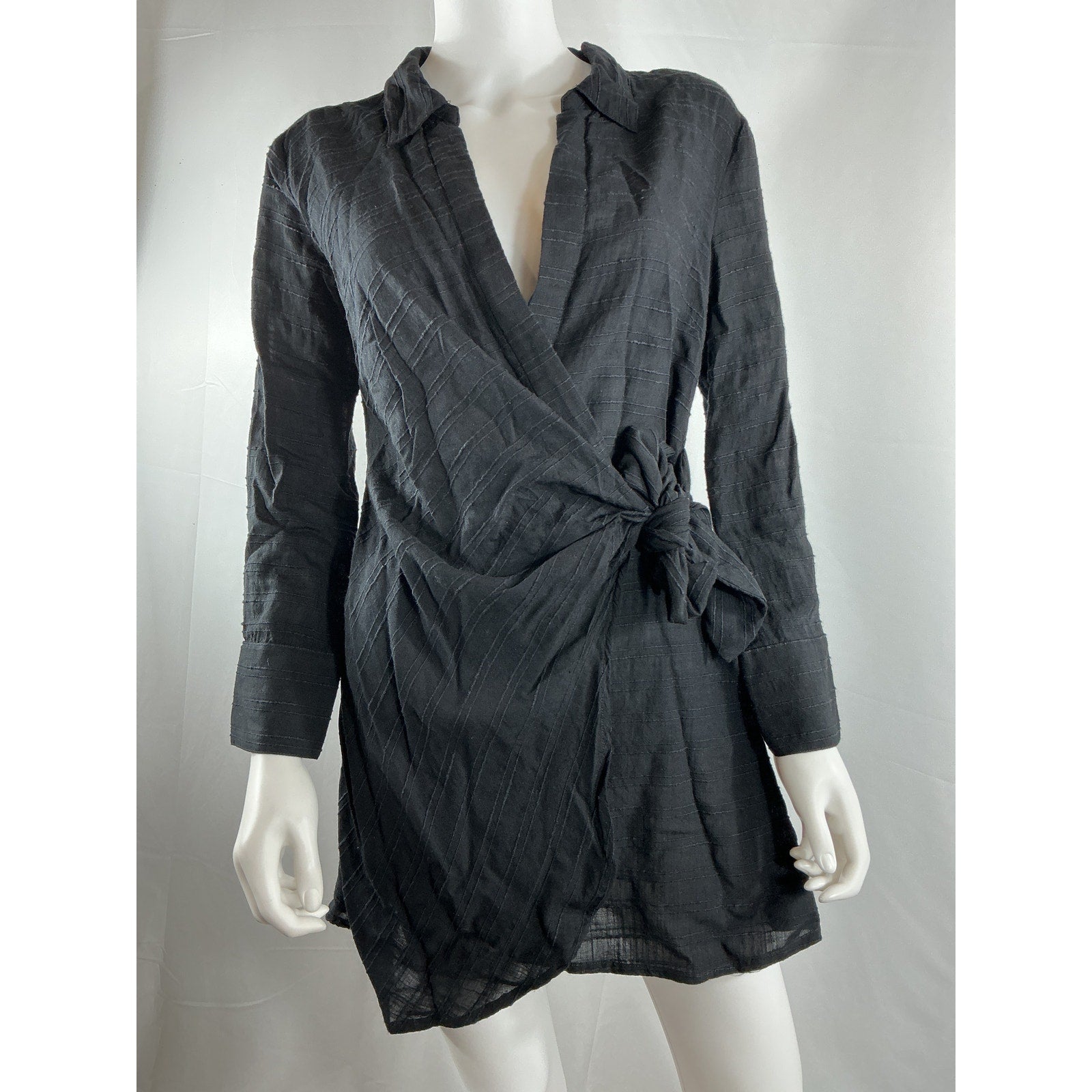L*Space 'Daydream' Black Viscose Tunic Size S