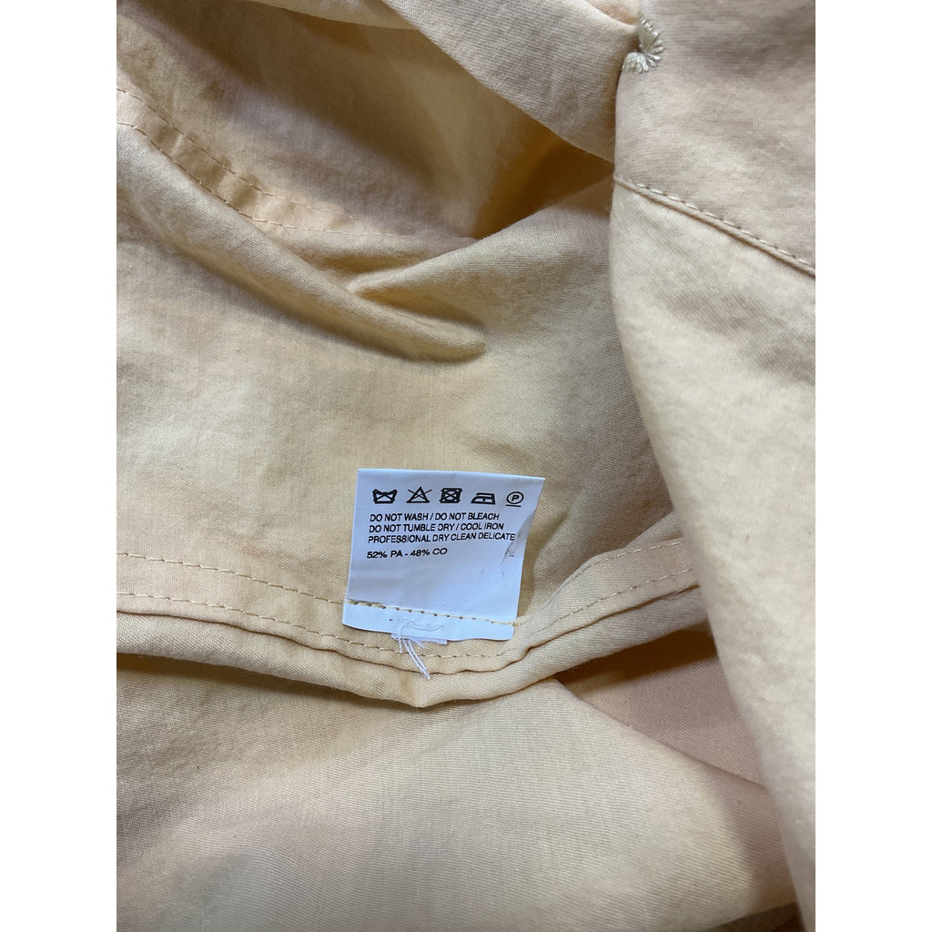 Jacquemus 'La Jupe Cueillette' Yellow Button Front Mini Skirt Size 36 - NWT