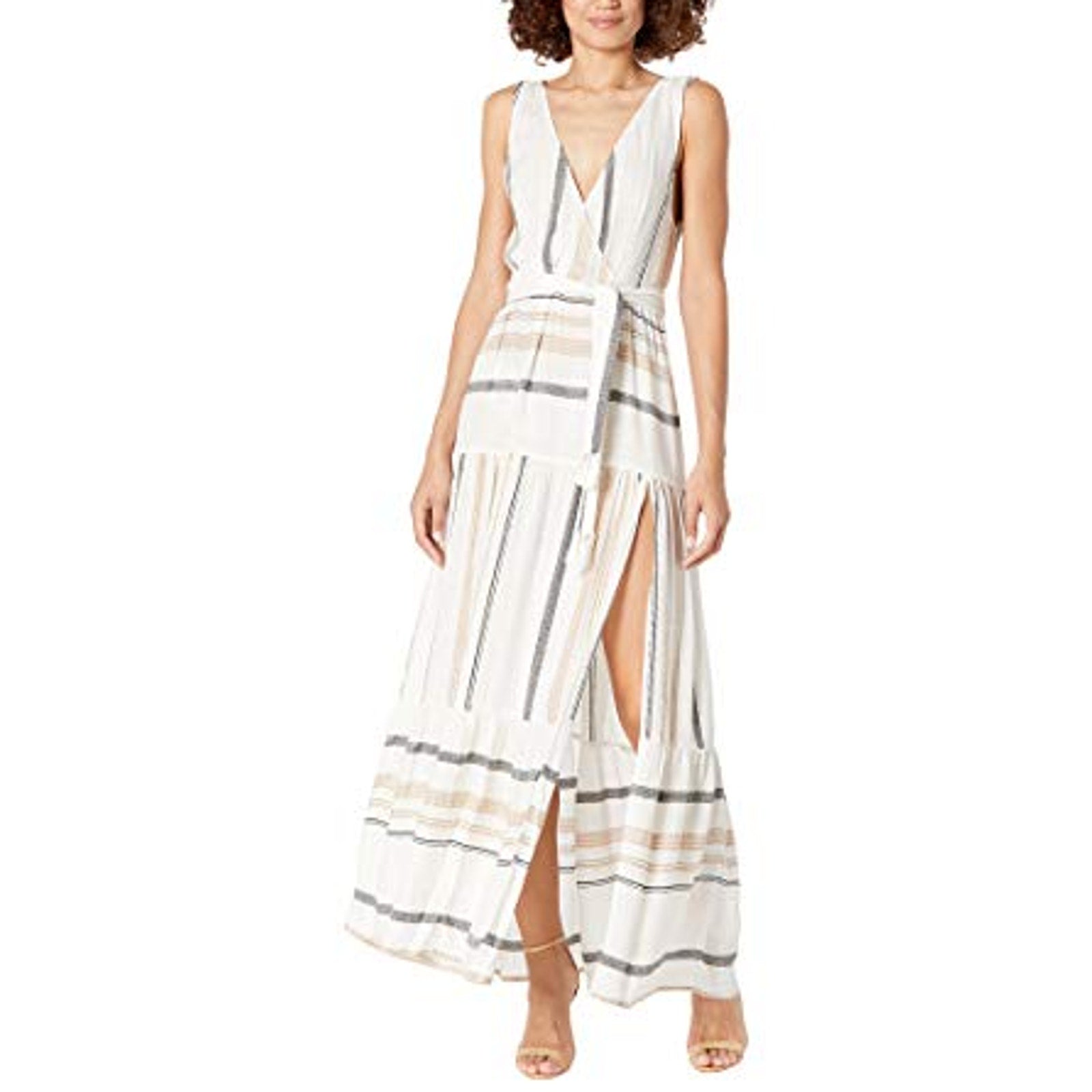 L*Space 'Clara' White Viscose Dress Size S