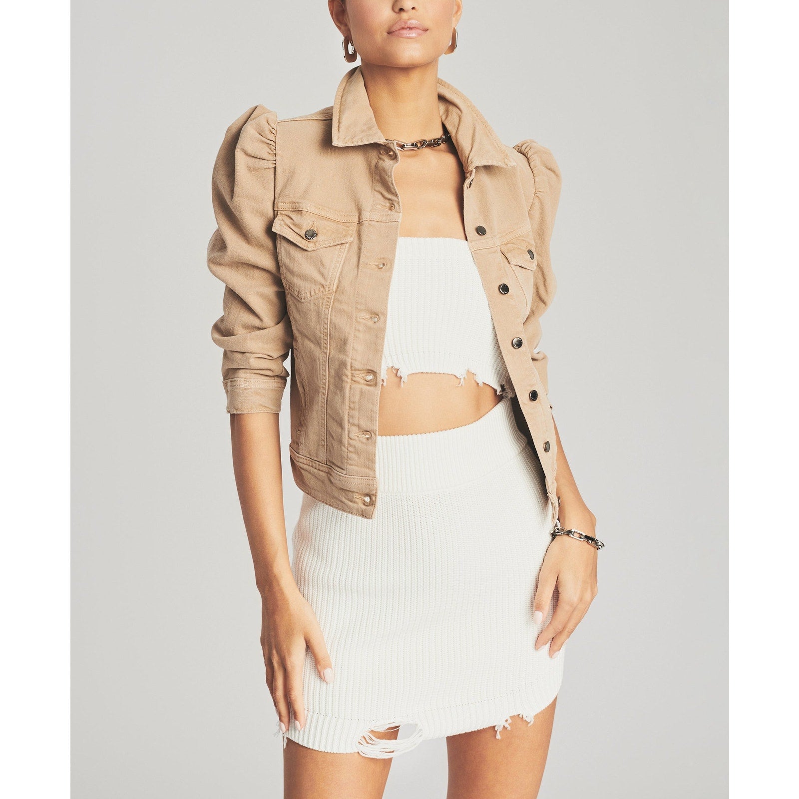 Retrofete 'Ada' Brown Cotton Jacket Size XS