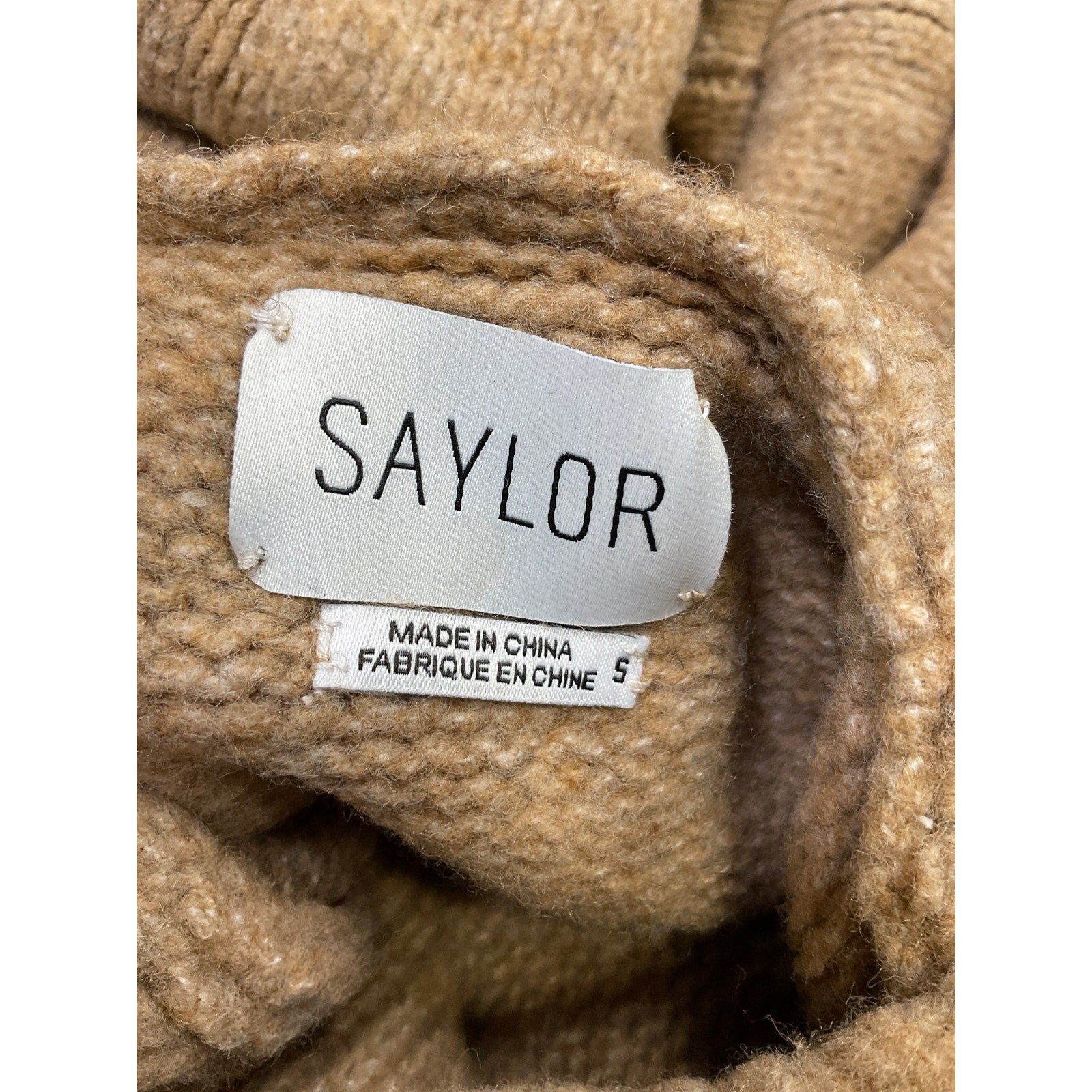Saylor 'Angelle' Brown Sweater Dress Size S