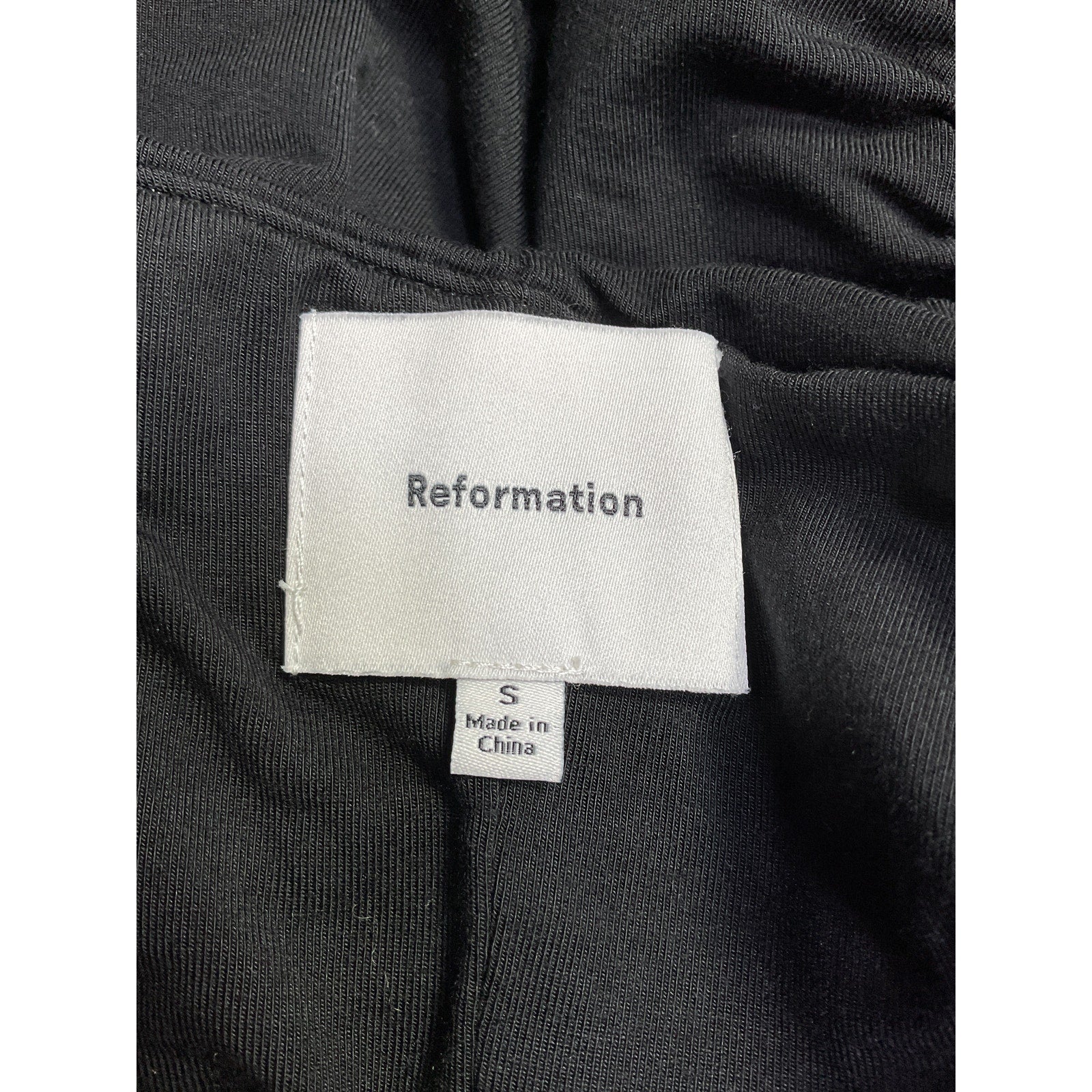 Reformation 'Arlo' Black Tencel Knit Two Piece Size S