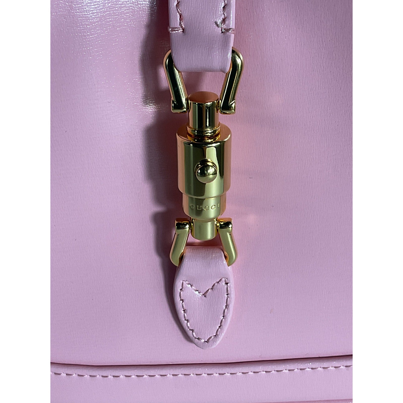 Gucci 'Jackie 1961' Pink Leather Mini Shoulder Bag
