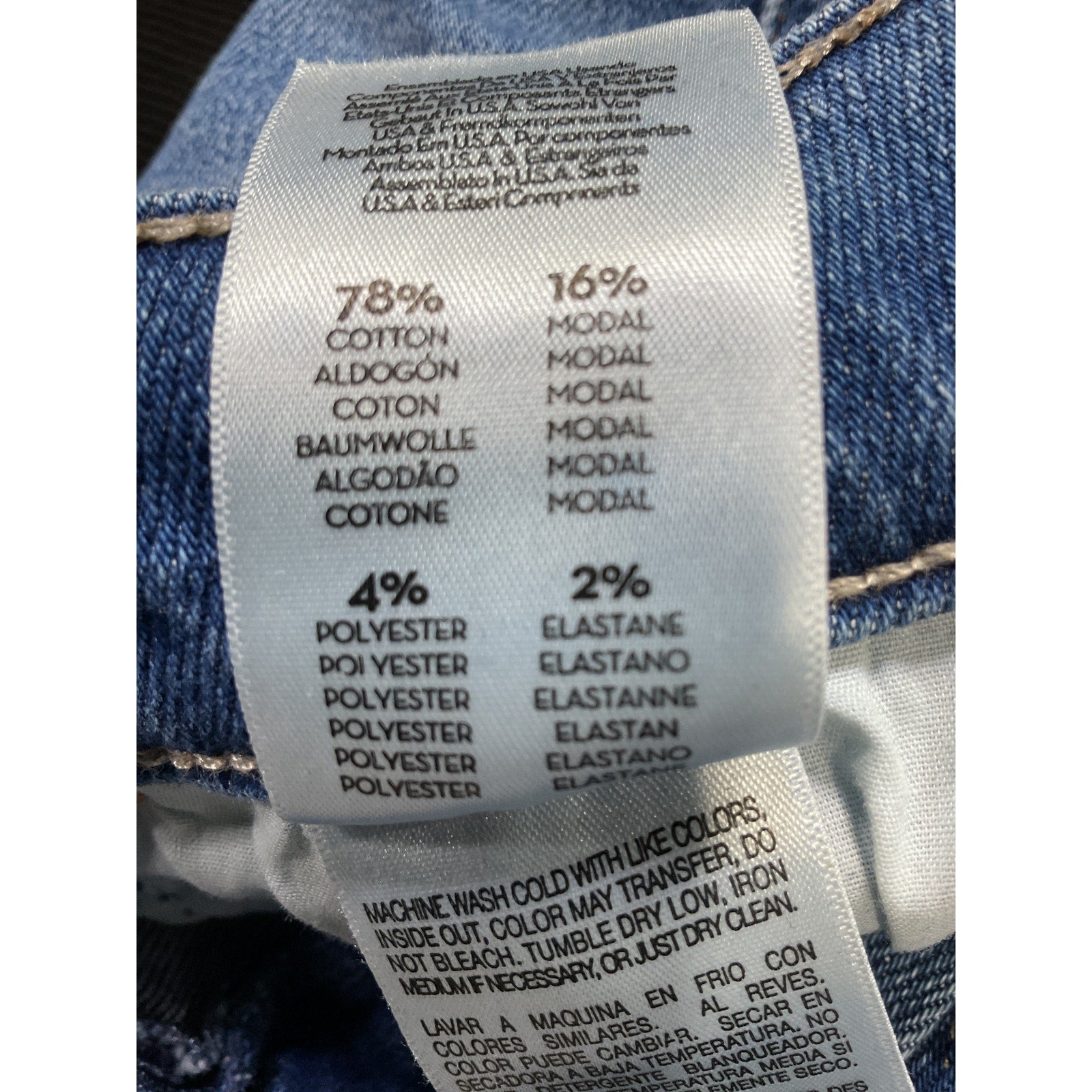 Mother 'The Desperado' Blue Heel Denim Jean Size 24
