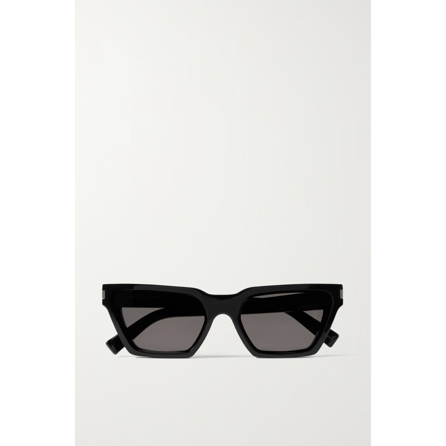 Saint Laurent Eyewear Black Acetate Calista Cat-Eye Acetate Sunglasses Size OS