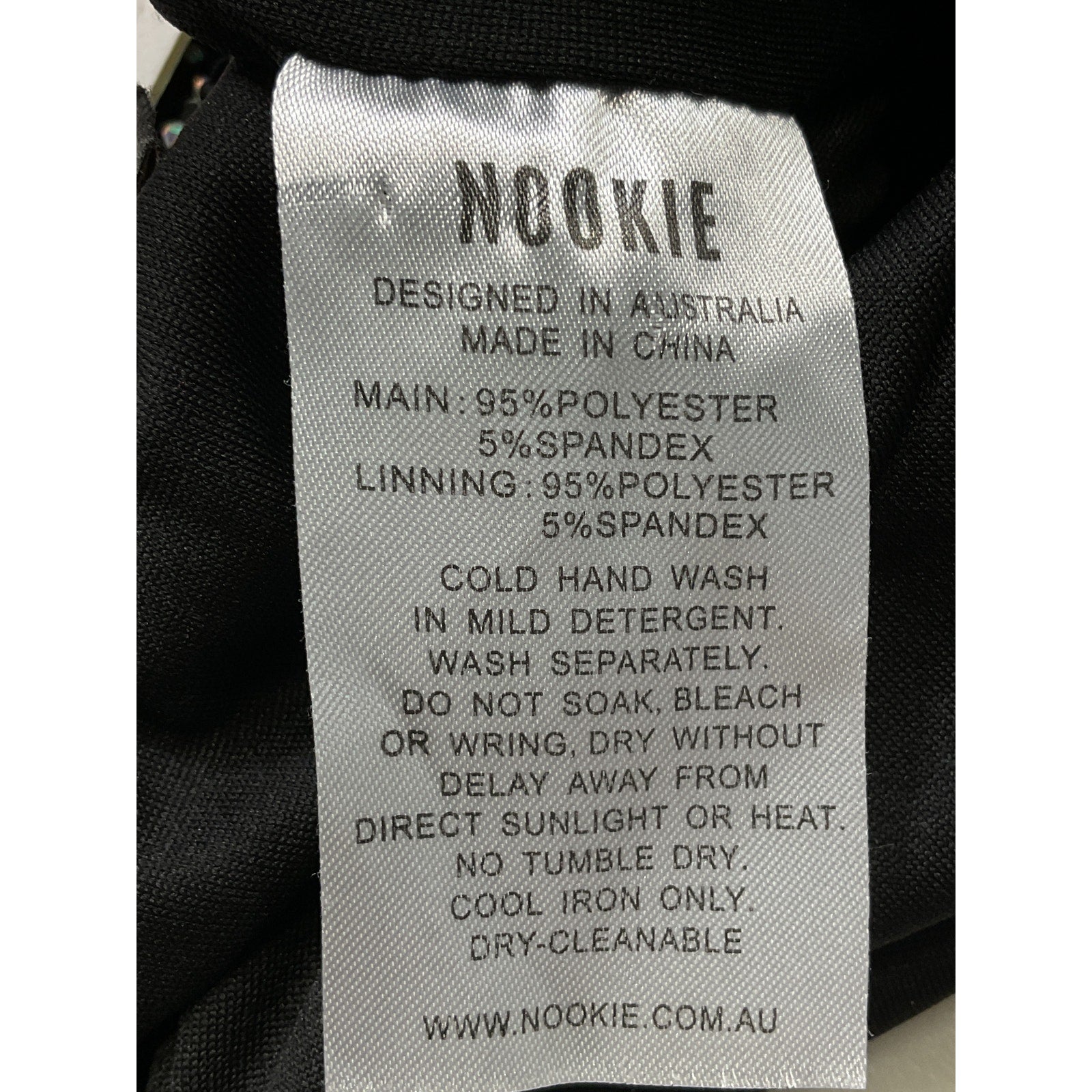 Nookie 'Fame' Silver Crystal Embellished Mini Dress Size S - NWT