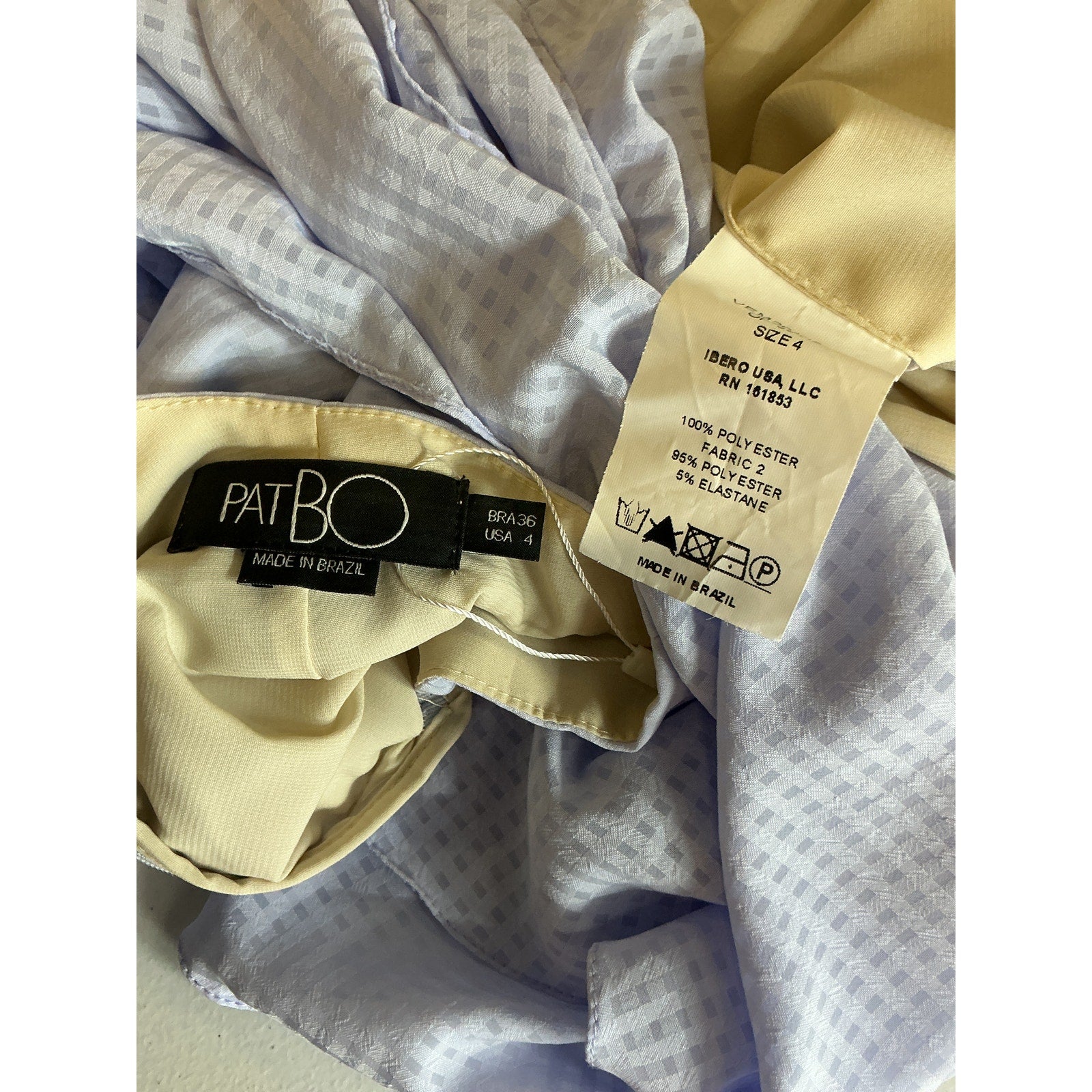 Patbo 'Melrose' Blue Polyester Cut Out Midi Dress Size 4