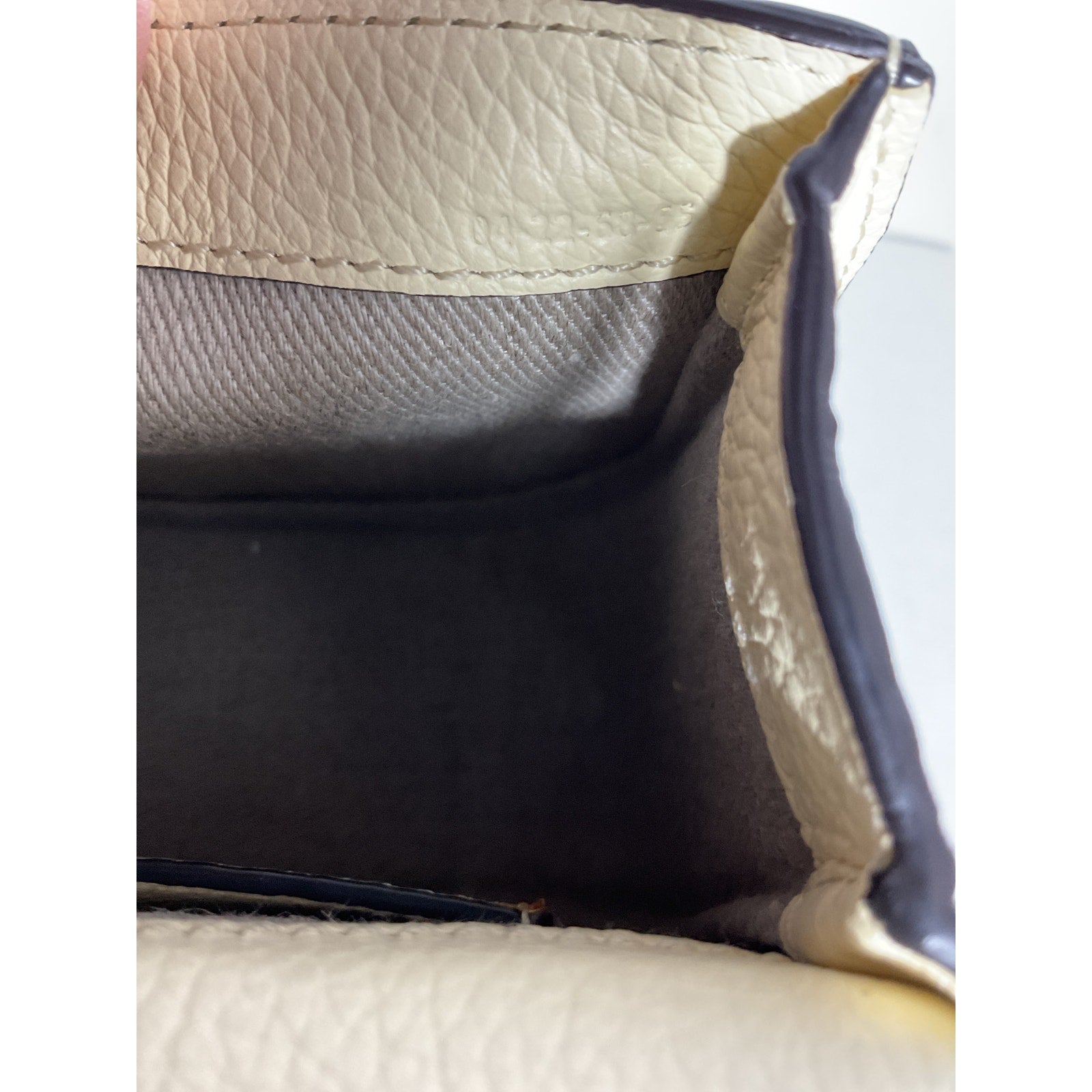 Chlo� 'Alphabet' Beige Leather Crossbody Bag