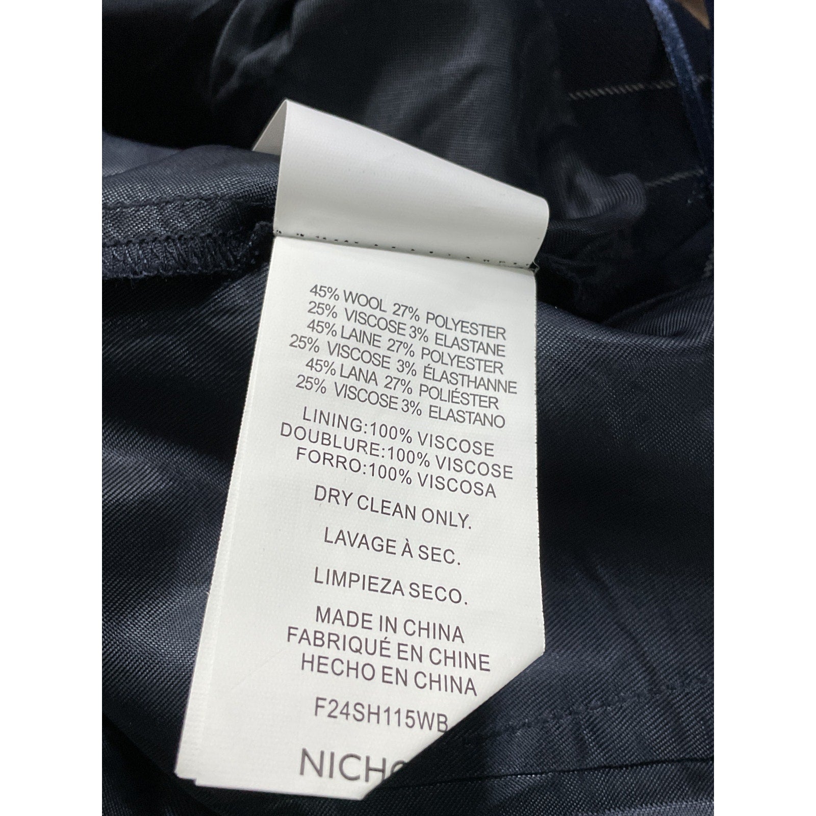 Nicholas 'Naomi' Navy Pleated Skort Size 0