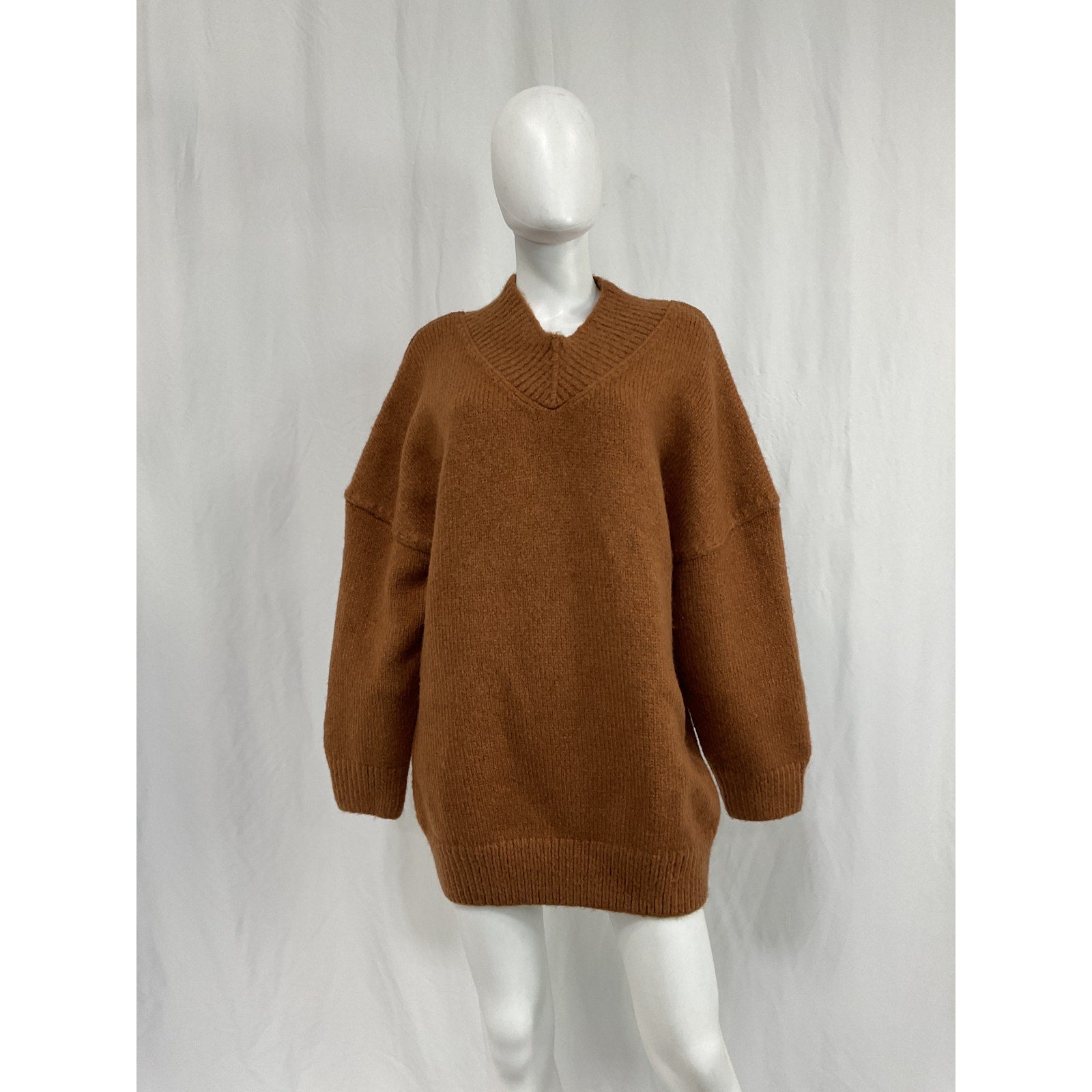 Retrofete 'Almada' Brown Nylon Sweater Dress Size XXS - NWT
