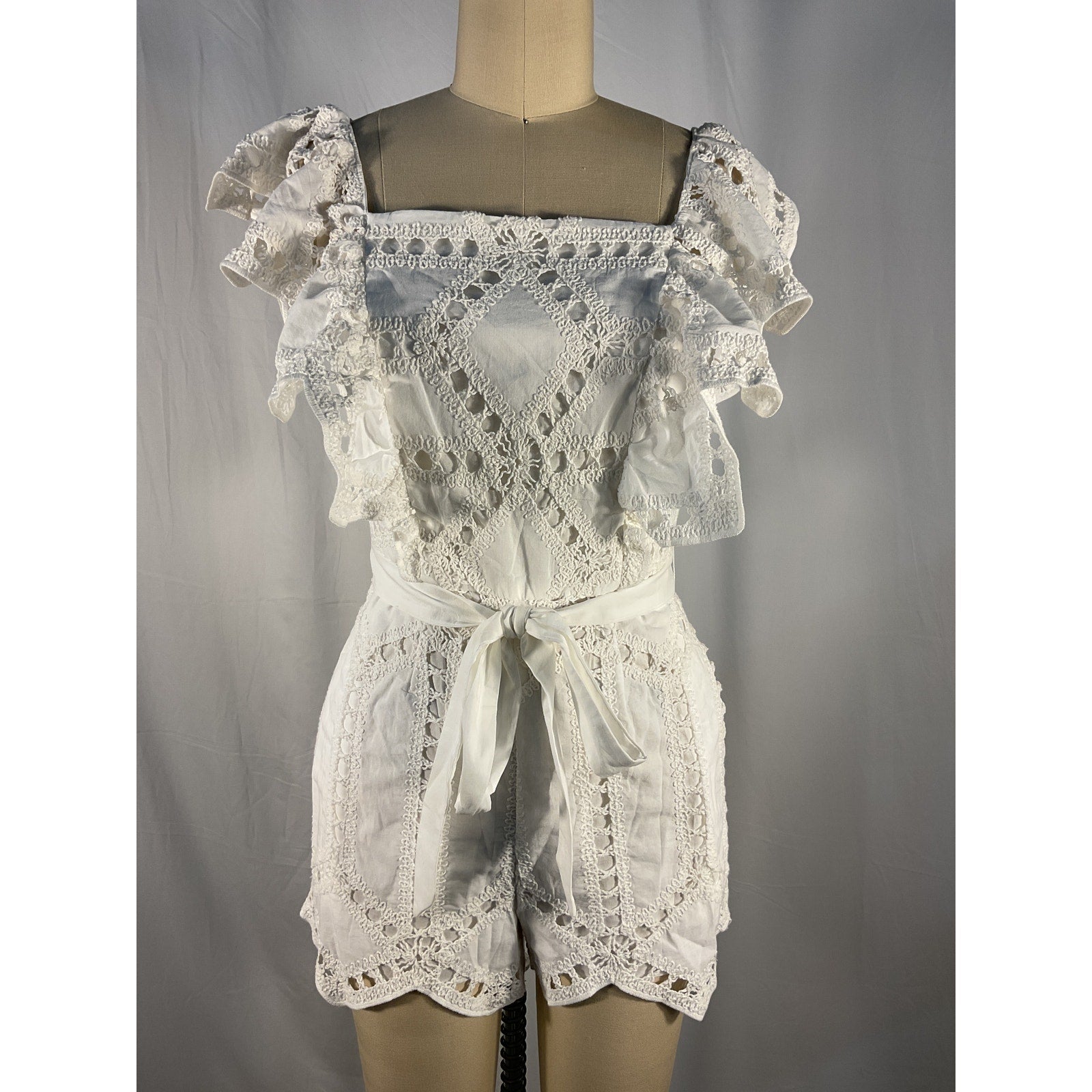 Saylor 'Manet' White Romper / Jumpsuit Size XS - NWT