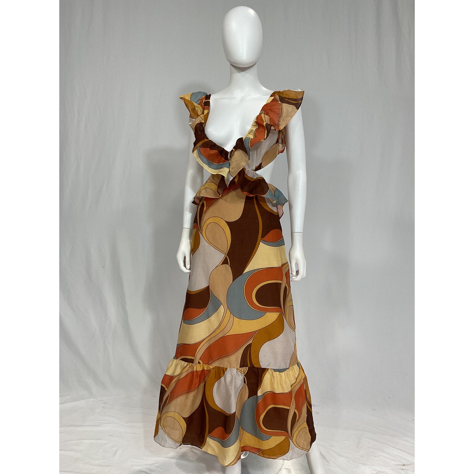 Sir. Printed Long Multi Dress Size 1
