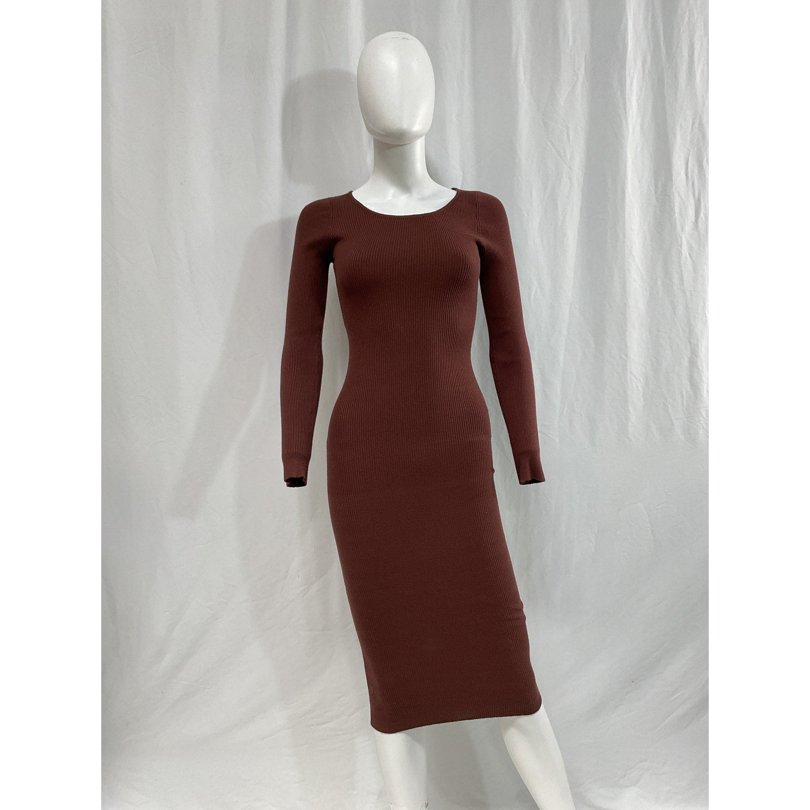 Lpa 'Auburn' Brown Sweater Dress Size S