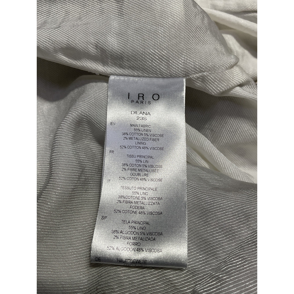 Iro 'Dilana' Beige Wool Blend Short Size 38