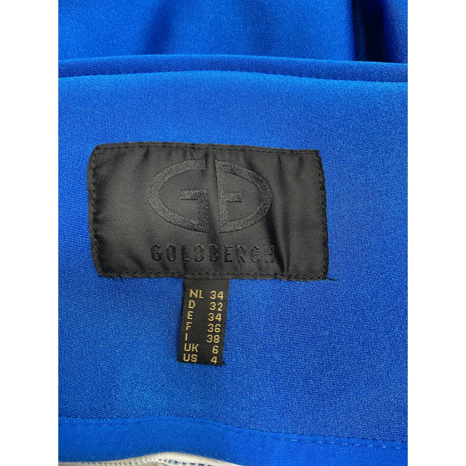 Goldbergh 'Sandy' Blue Nylon Softshell Ski Pants Size 4