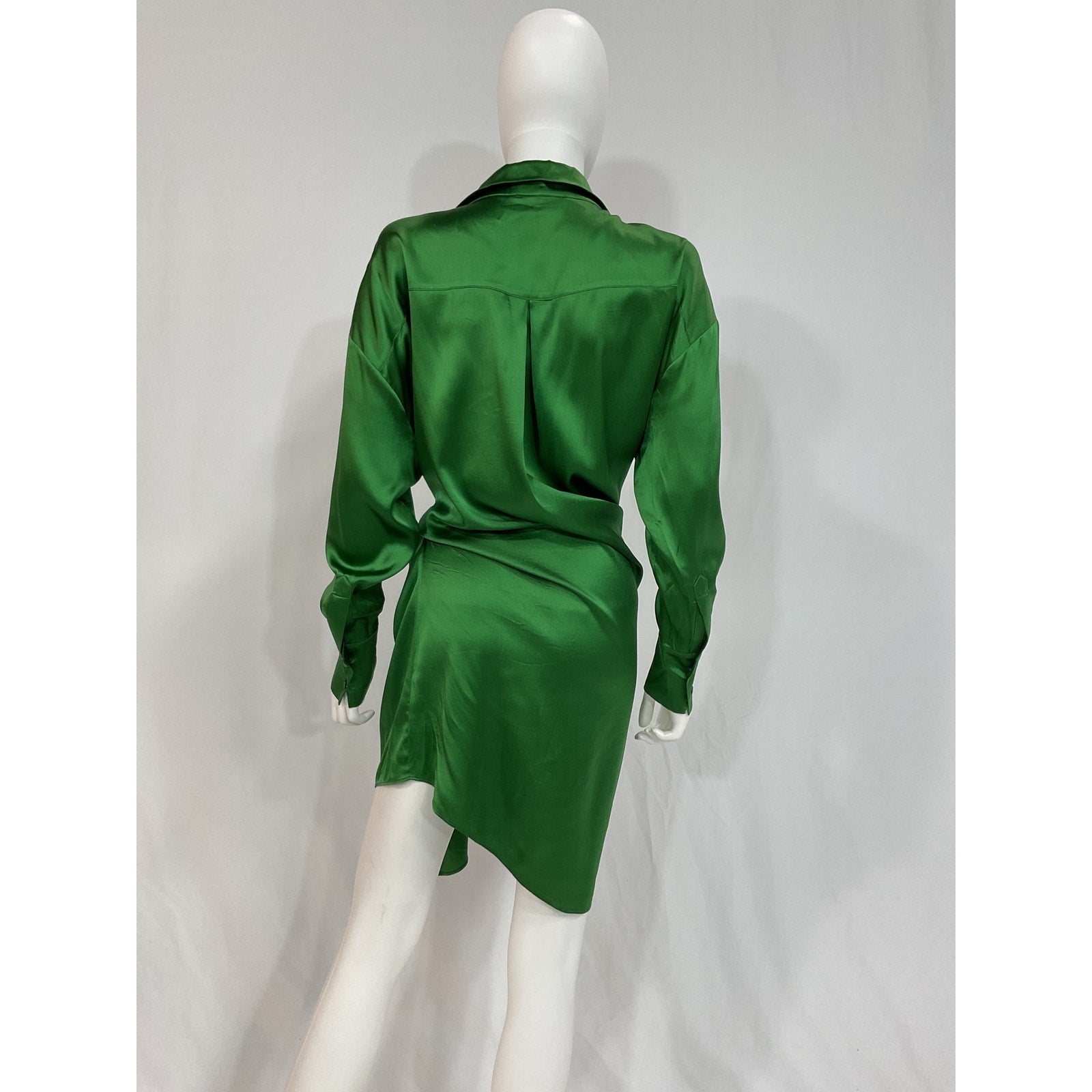 Ser.O.Ya 'Demi' Green Charmeuse Dress Size XS
