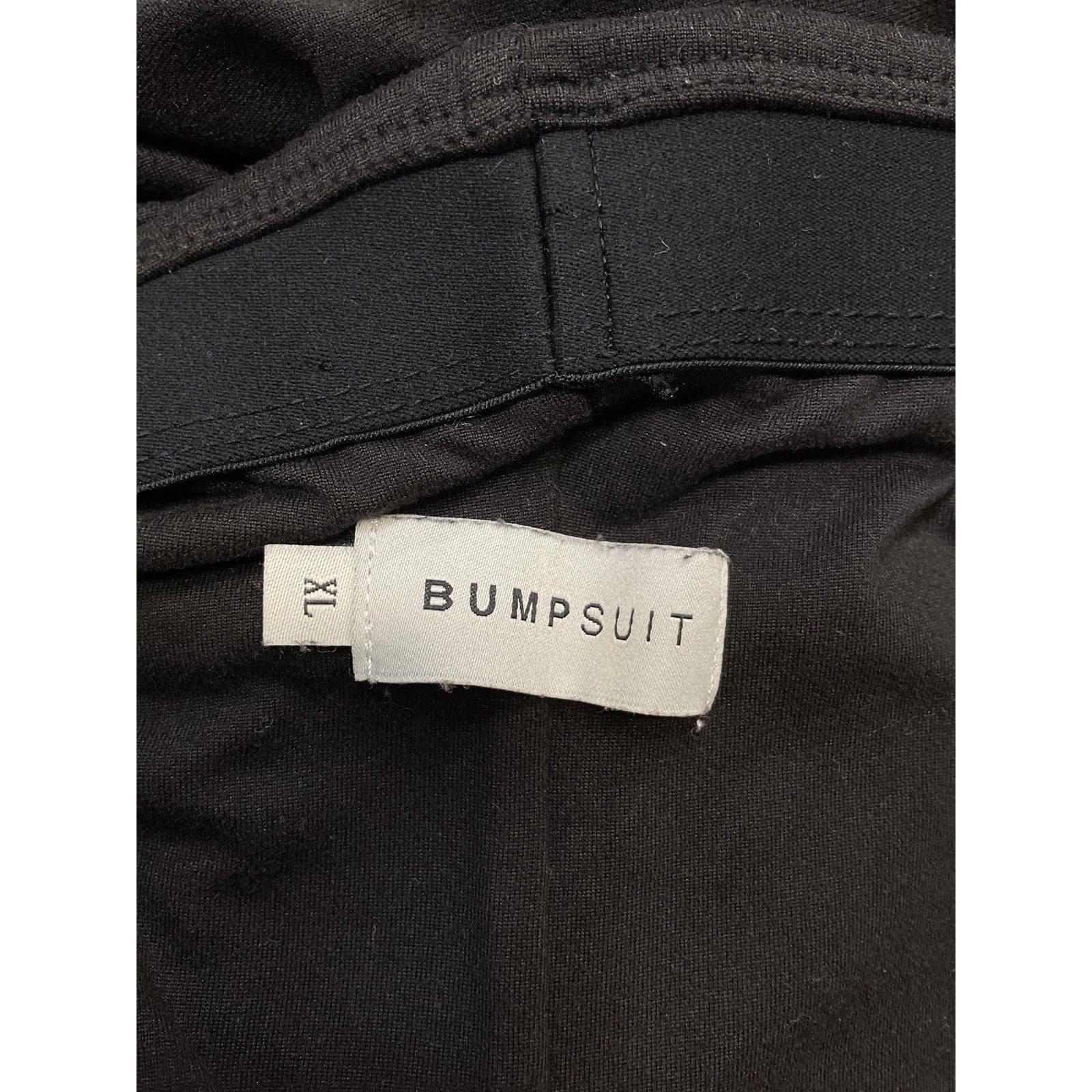 Bumpsuit 'The Nicole' Black Polyester Flare Pant Size XL
