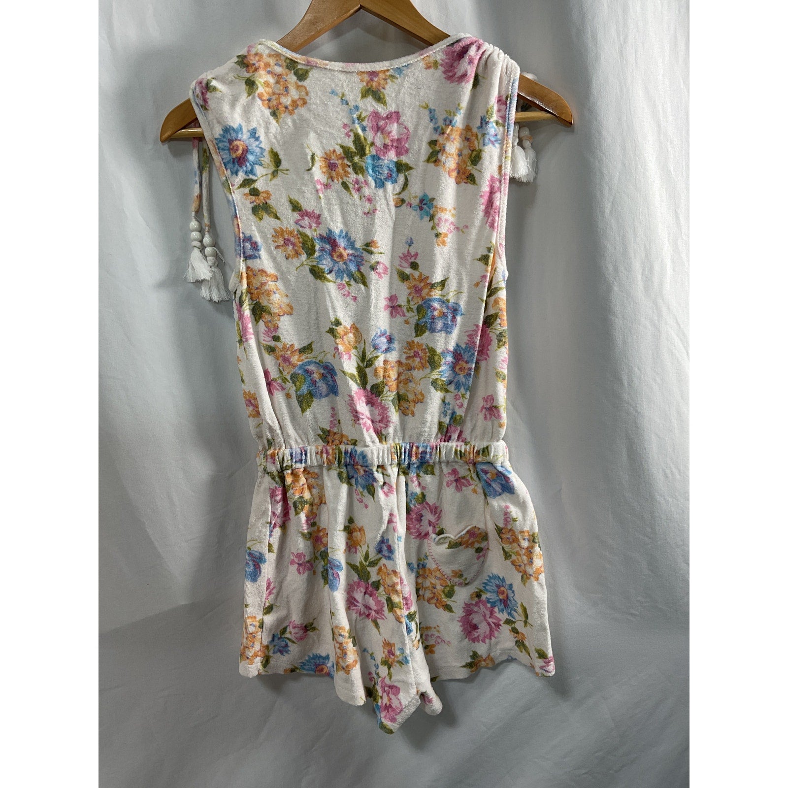 Loveshackfancy 'Bascom' White V Neck Jumper / Romper Size XS
