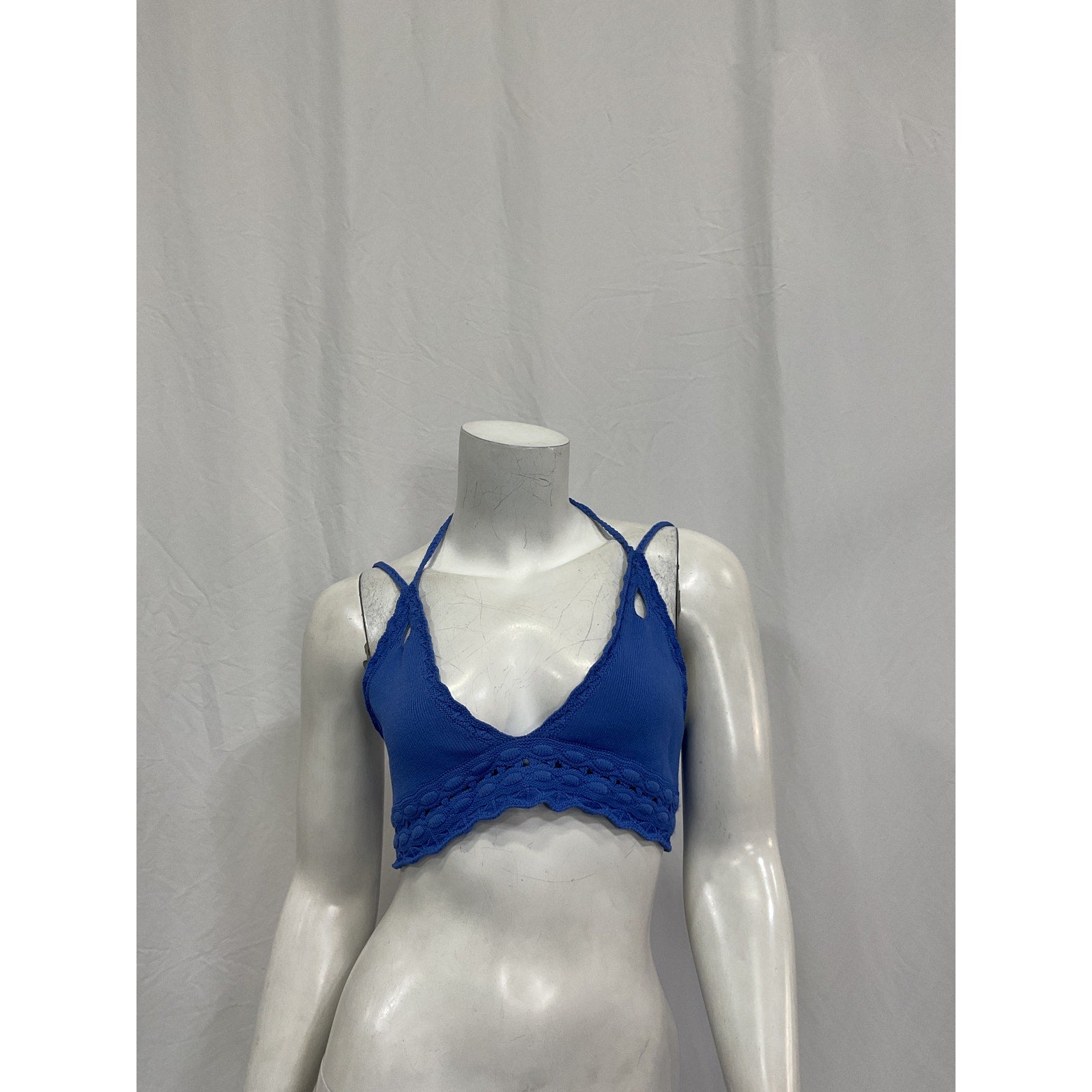 Alexis 'Buras' Blue Viscose Top Size S