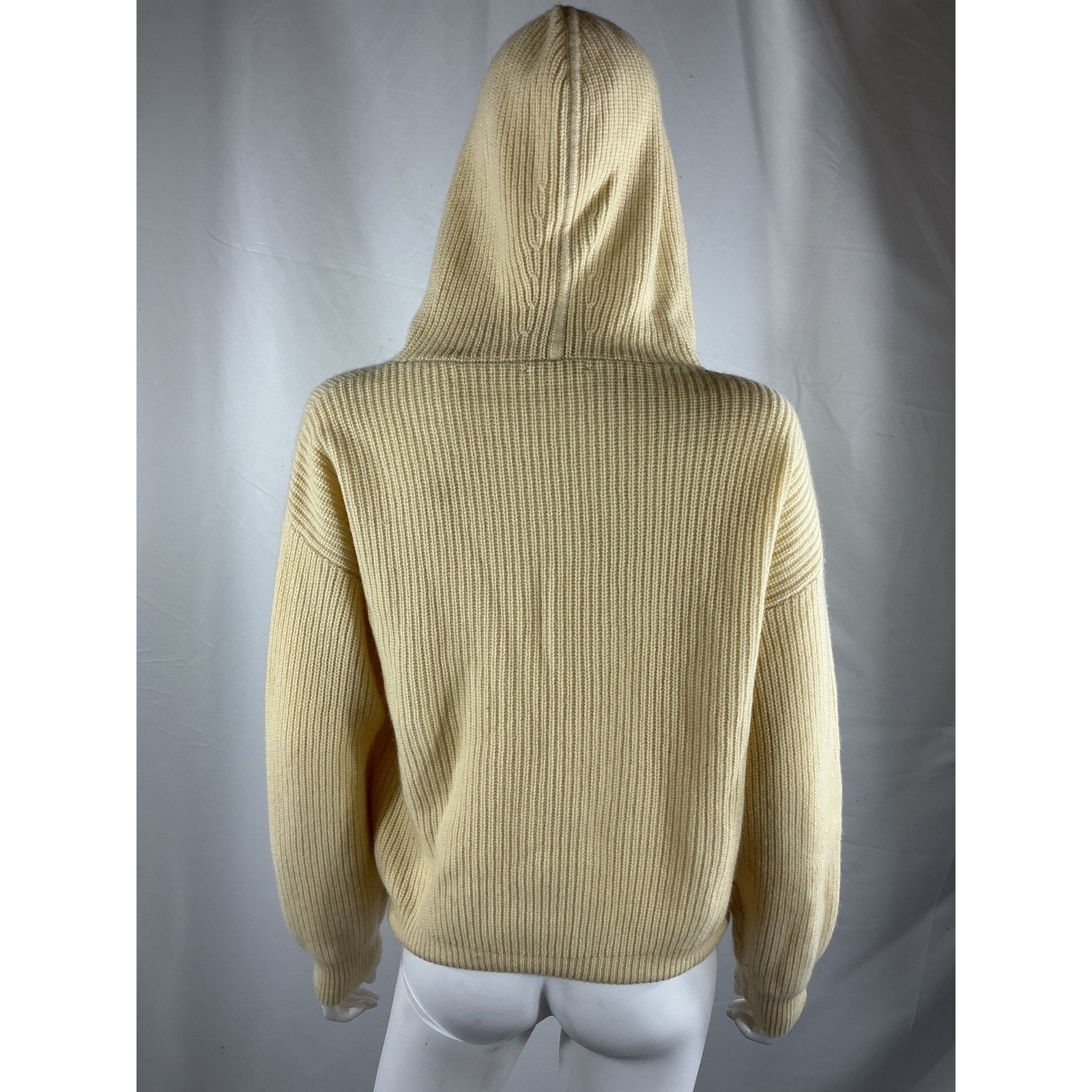 Reformation 'Alexei' Tan Cashmere Hoodie Size XS