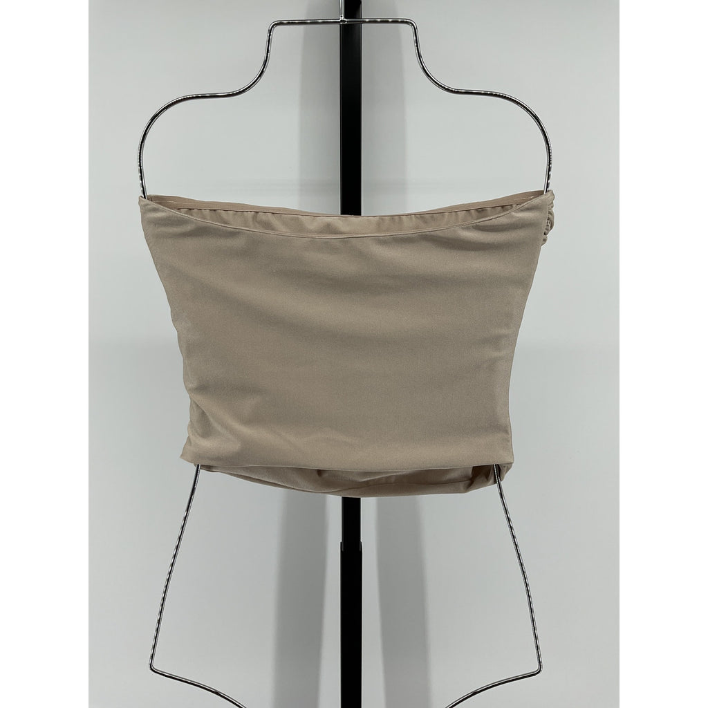 Ser.O.Ya 'Debbi' Gold Nylon Strapless Top Size XS