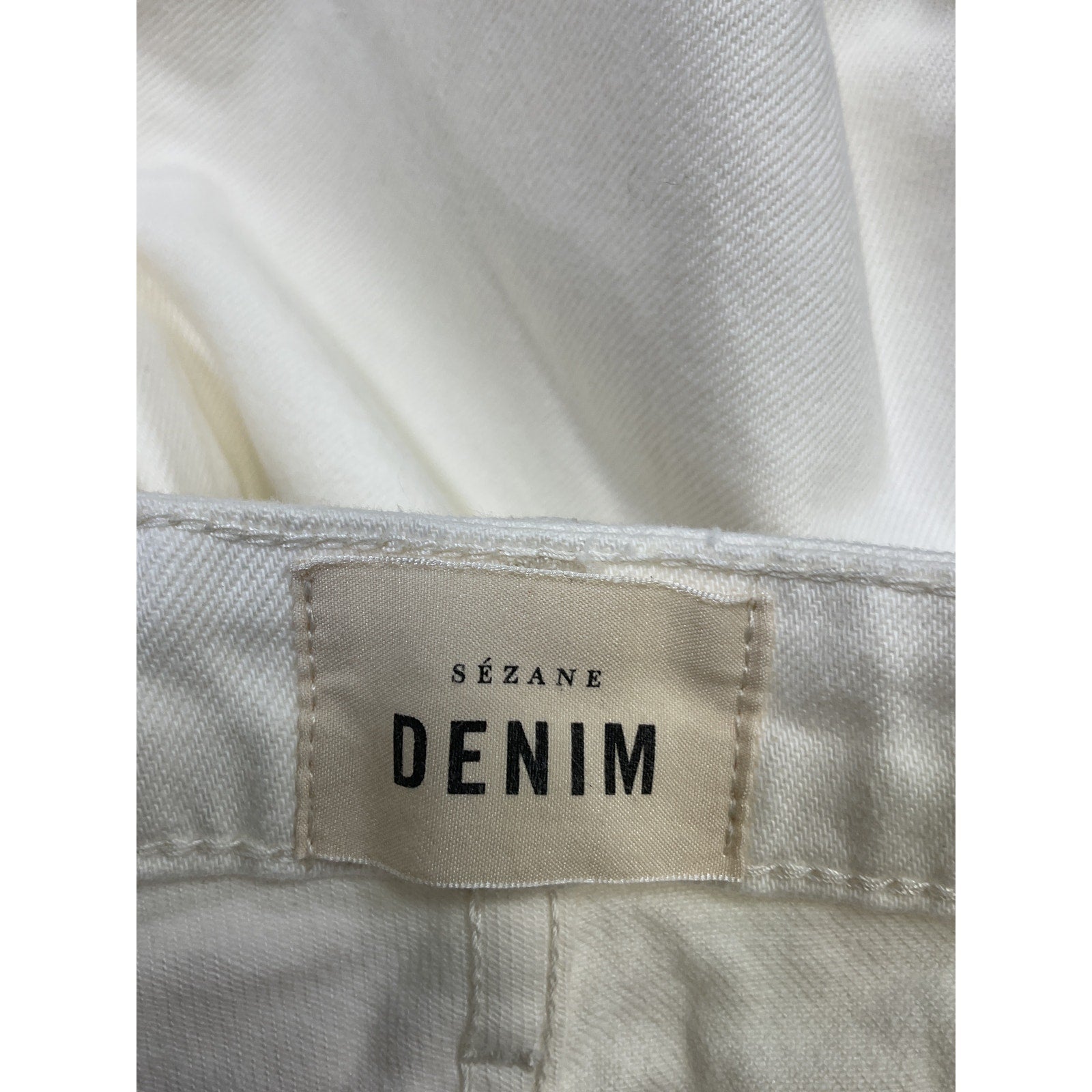 S�zane 'Brut' White Cotton Sexy Pant Size 2
