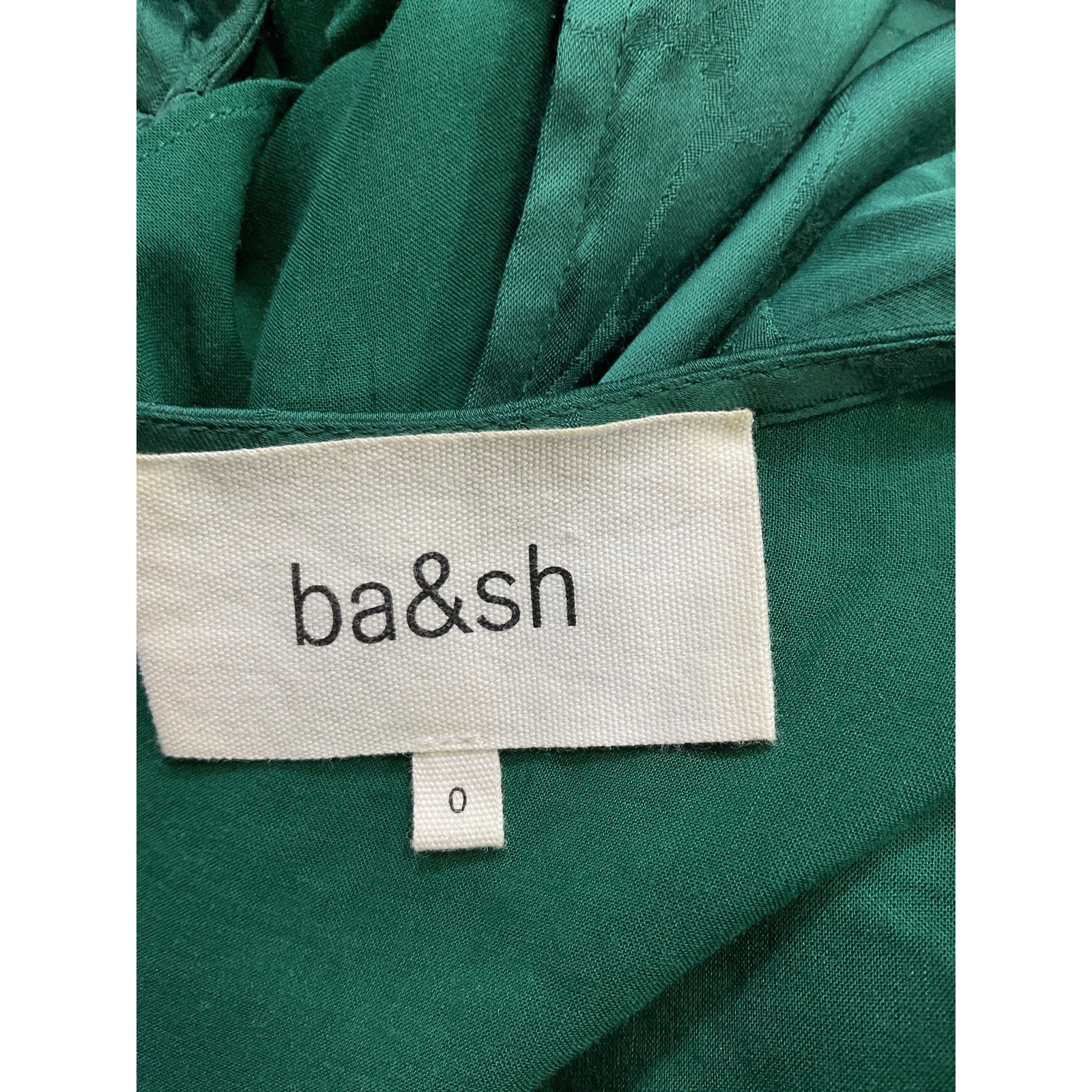 Ba&Sh 'Doha' Green Mini Dress Size 0