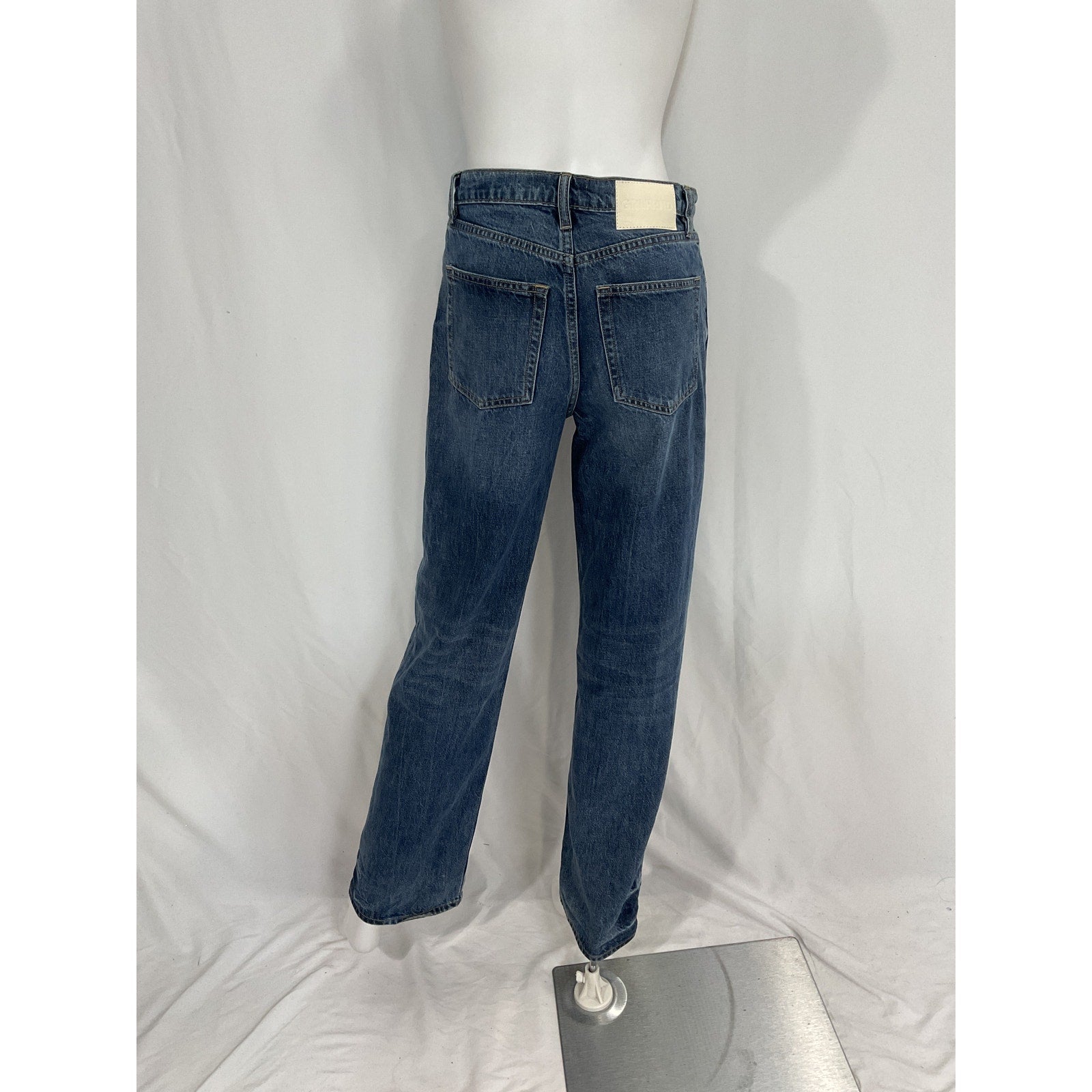 Grlfrnd 'Bella' Blue Low Rise Boyfriend Denim Jean Size 23
