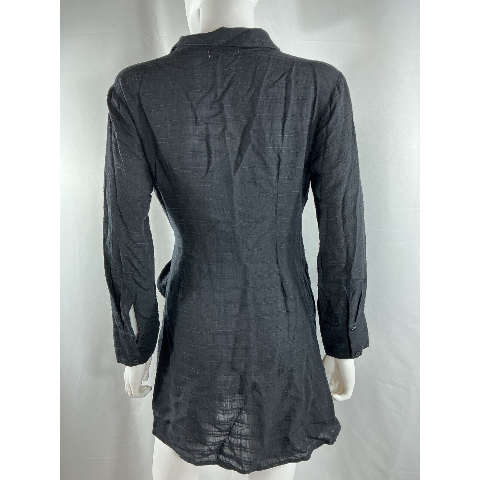 L*Space 'Daydream' Black Viscose Tunic Size S
