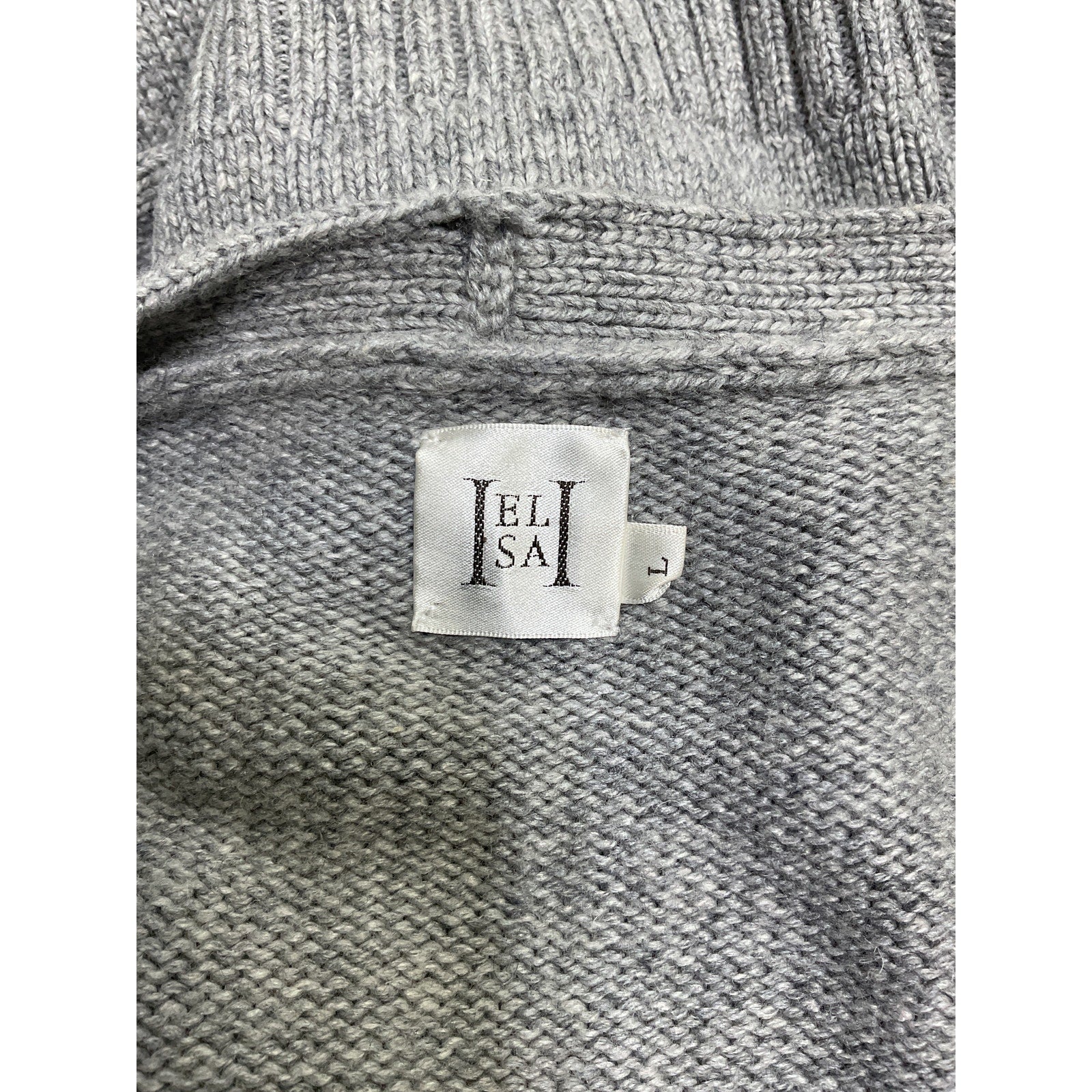 Helsa 'Sanna' Grey Polyamide Cardigan Size L