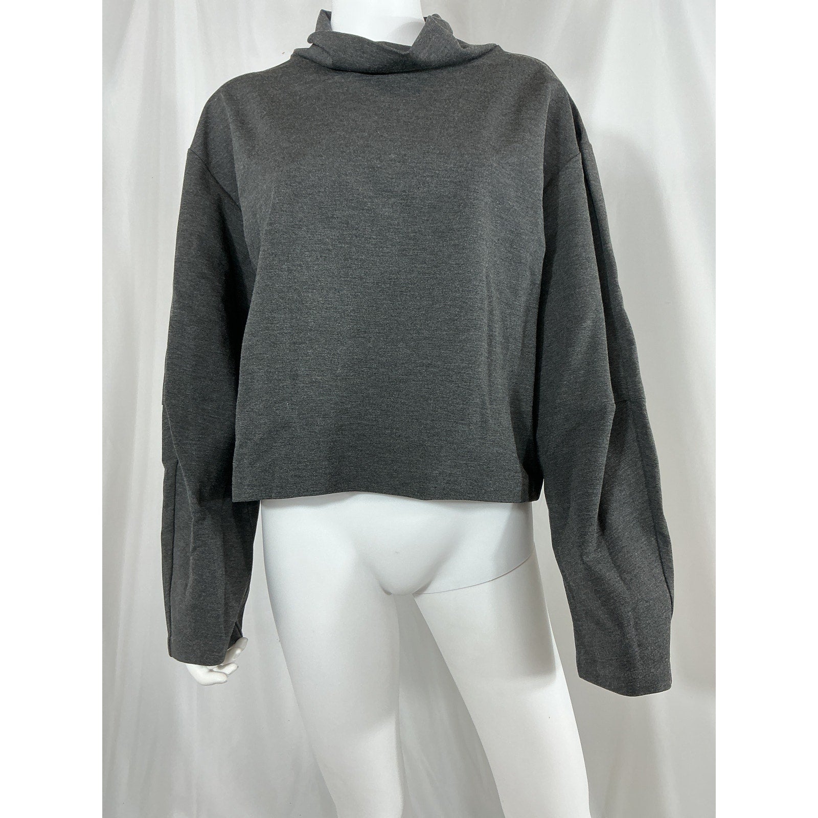 Staud 'Binoche' Grey Viscose Top Size L