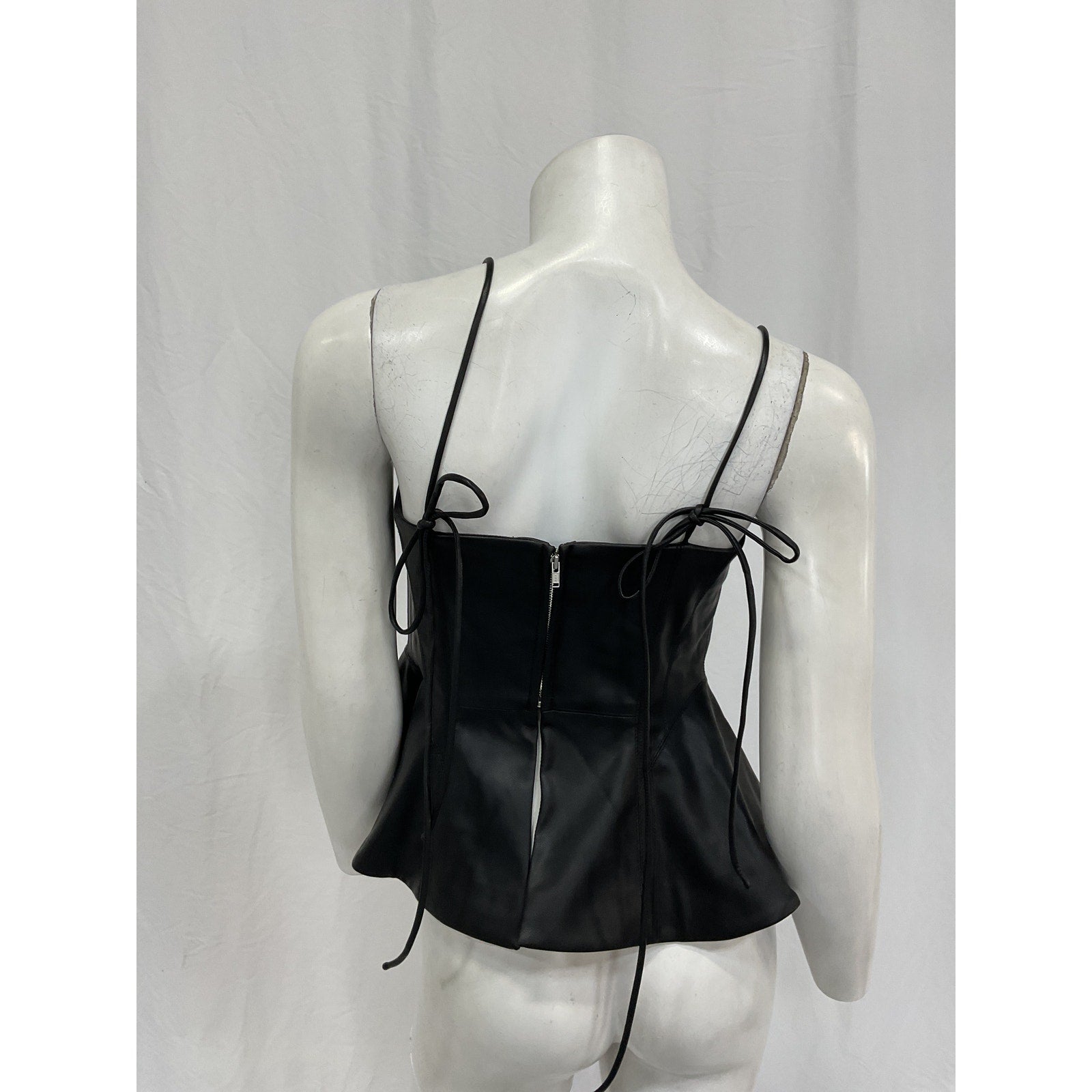 Lpa 'Cherie' Black Polyurethane Top Size S