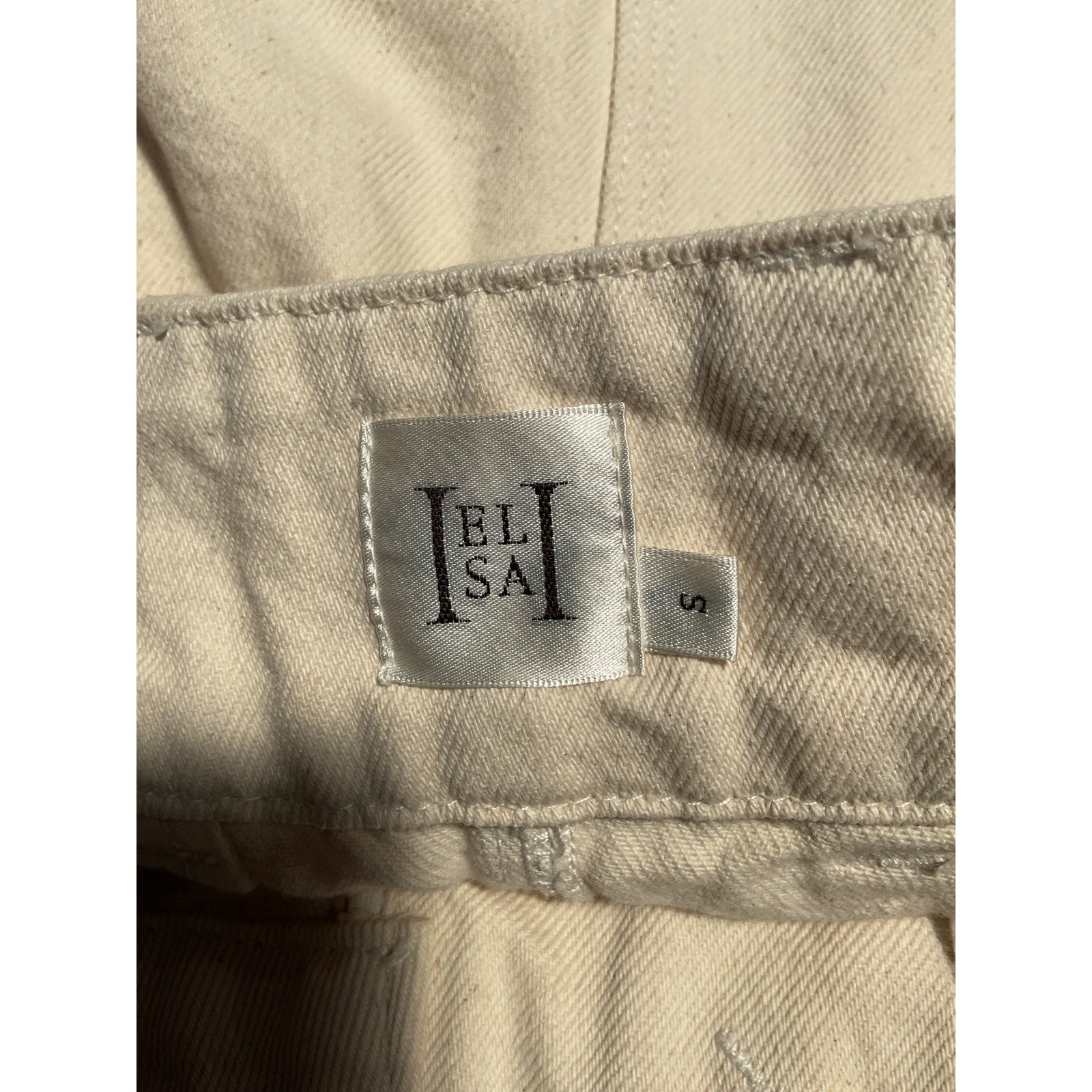Helsa 'Low Rise' White Mini Skirt Size S