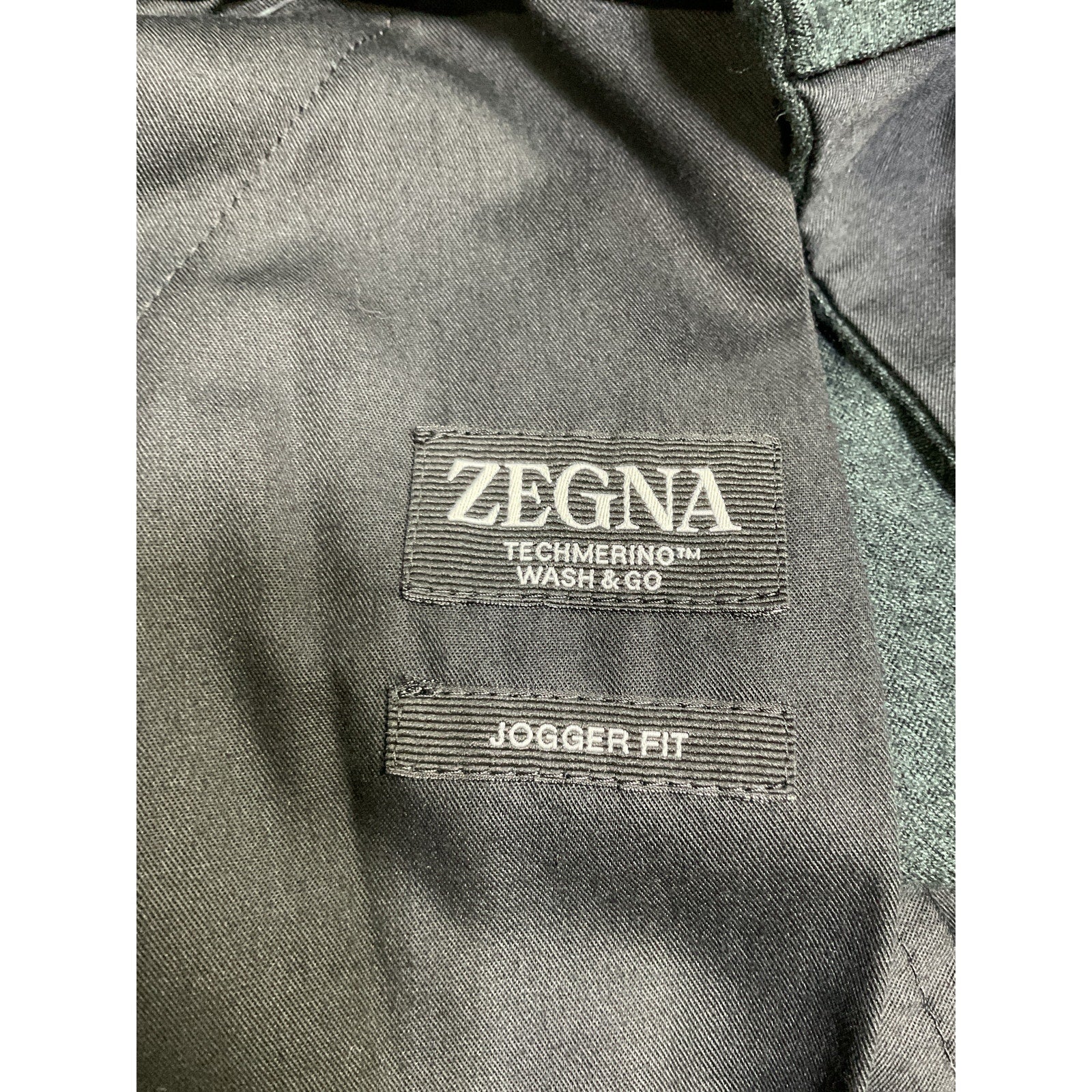 Zegna 'Techmerino' Grey Wool Wash & Go Joggers Size S / 48 EU