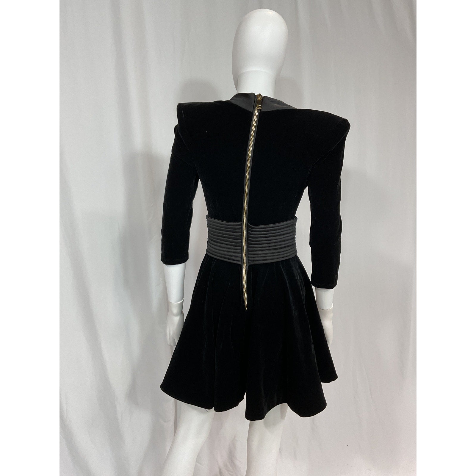 Zhivago Join The Club Black Satin Mini Dress Size 4