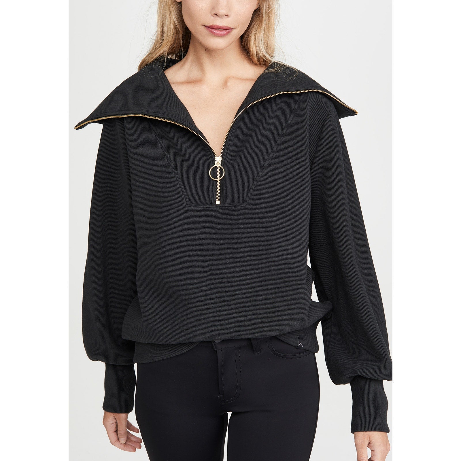 Varley 'Vine' Black Long Sleeve Pullover Size M