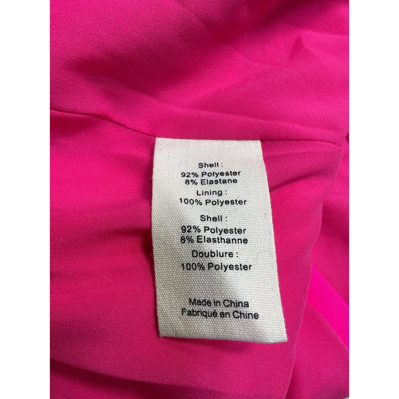 L'Agence 'Chamberlain' Pink Polyester Blazer Size 2 - NWT