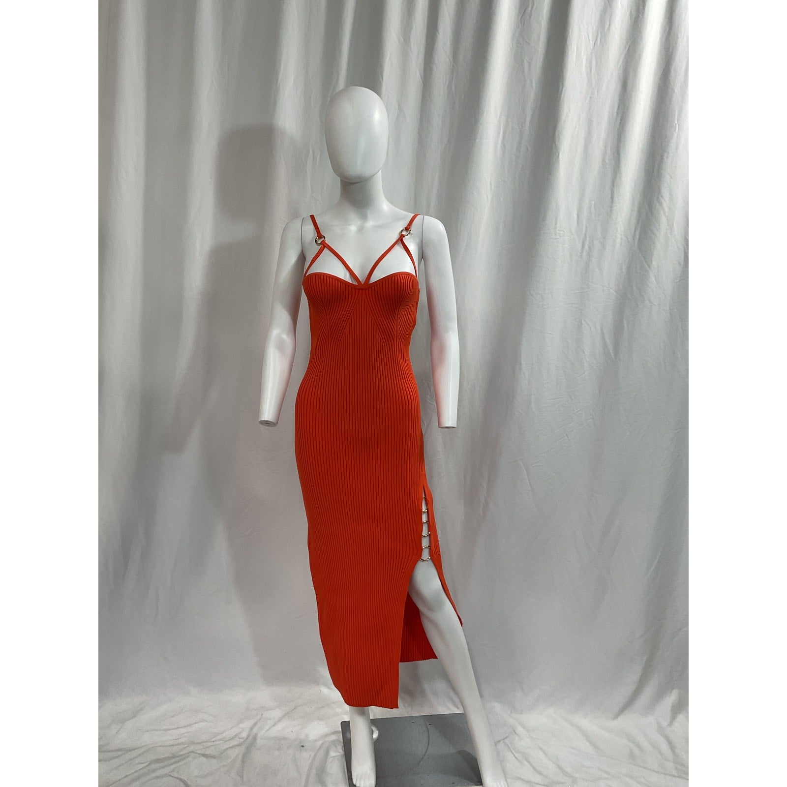 Nicholas 'Jules' Orange Dress Size M