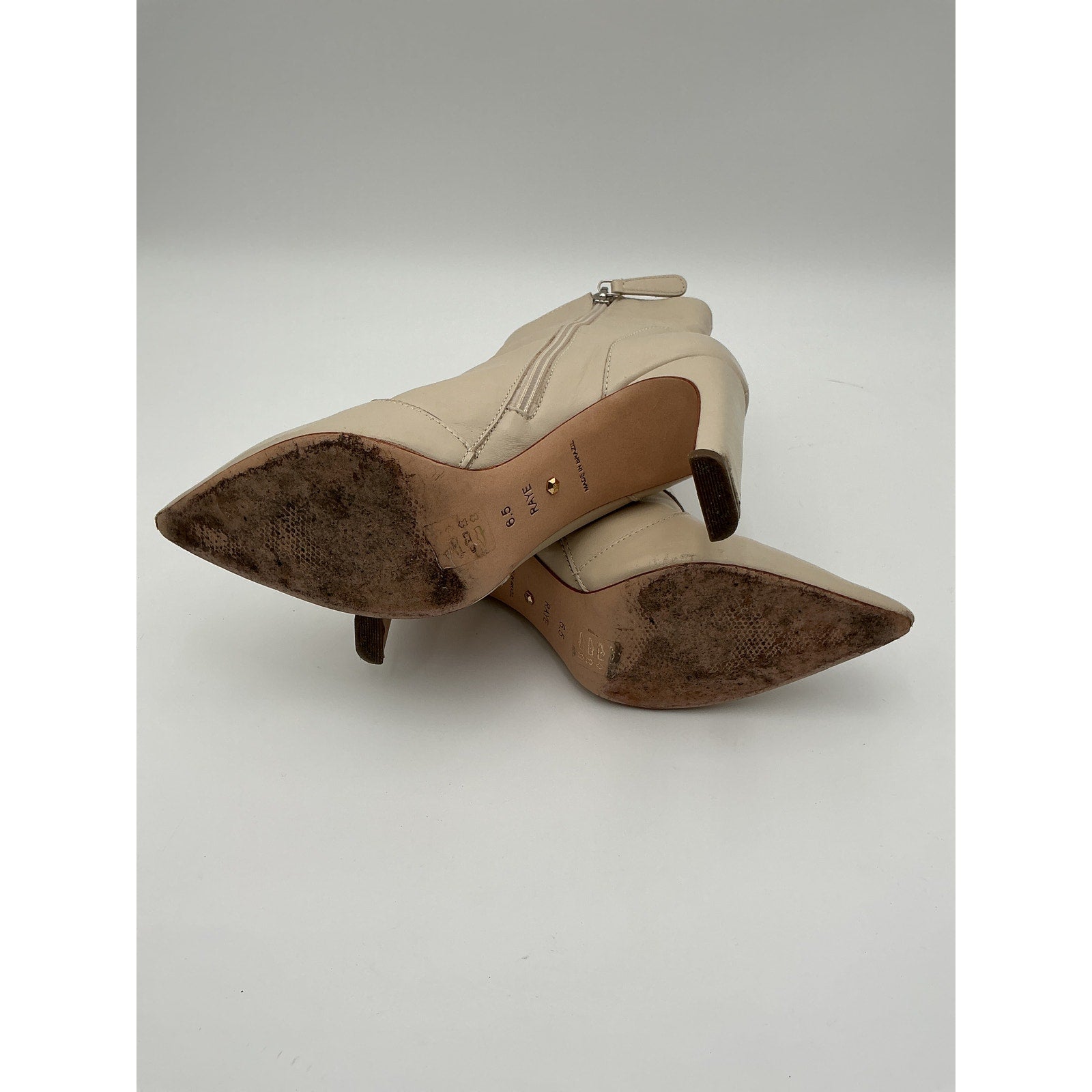 Raye 'Rudy' White Leather Bootie Size 6.5