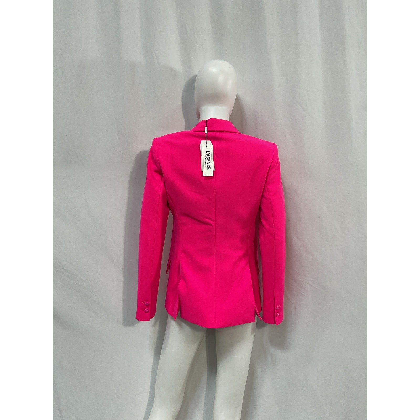 L'Agence 'Chamberlain' Pink Polyester Blazer Size 2 - NWT