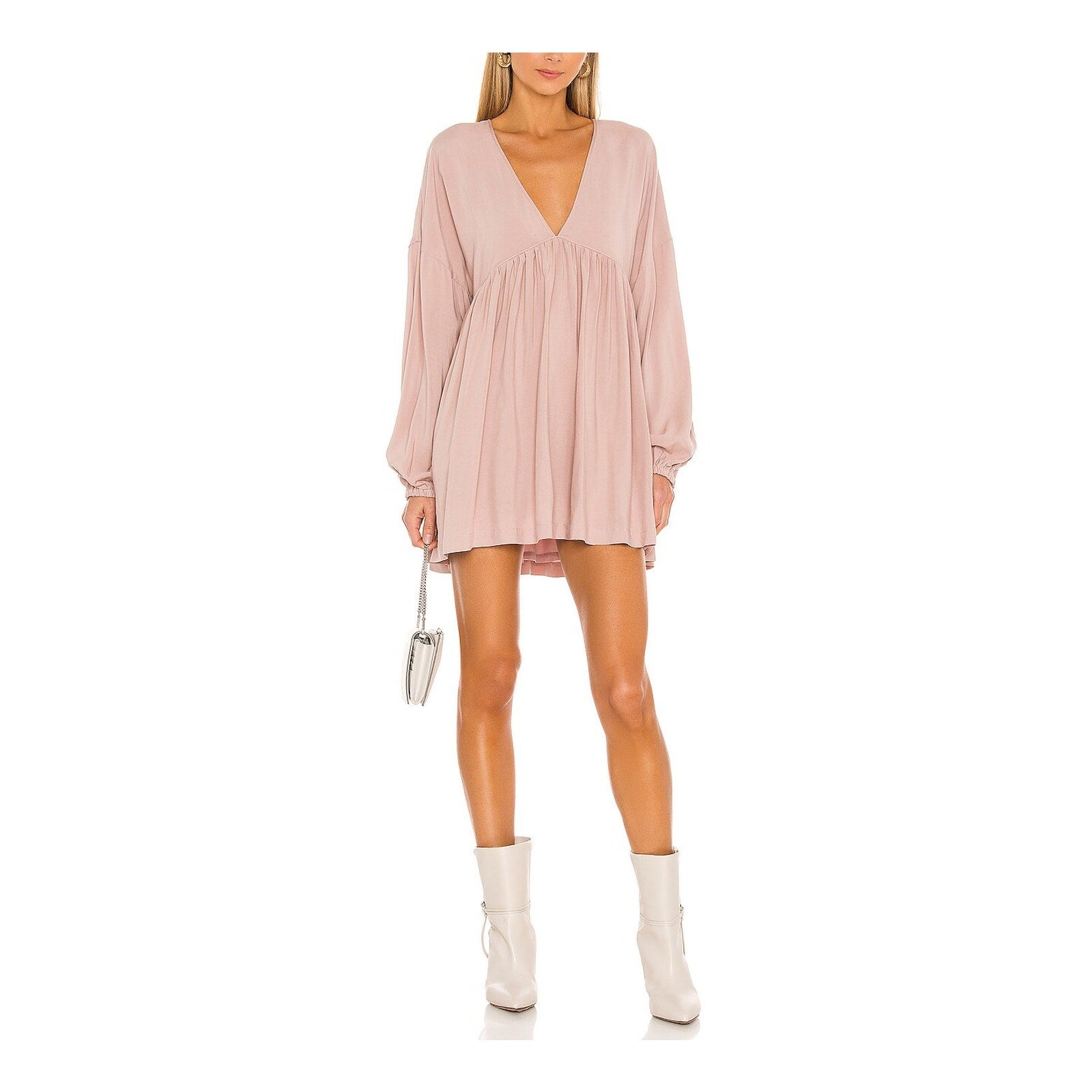 Tularosa 'Lara' Pink Rayon Tunic Top Size XXS