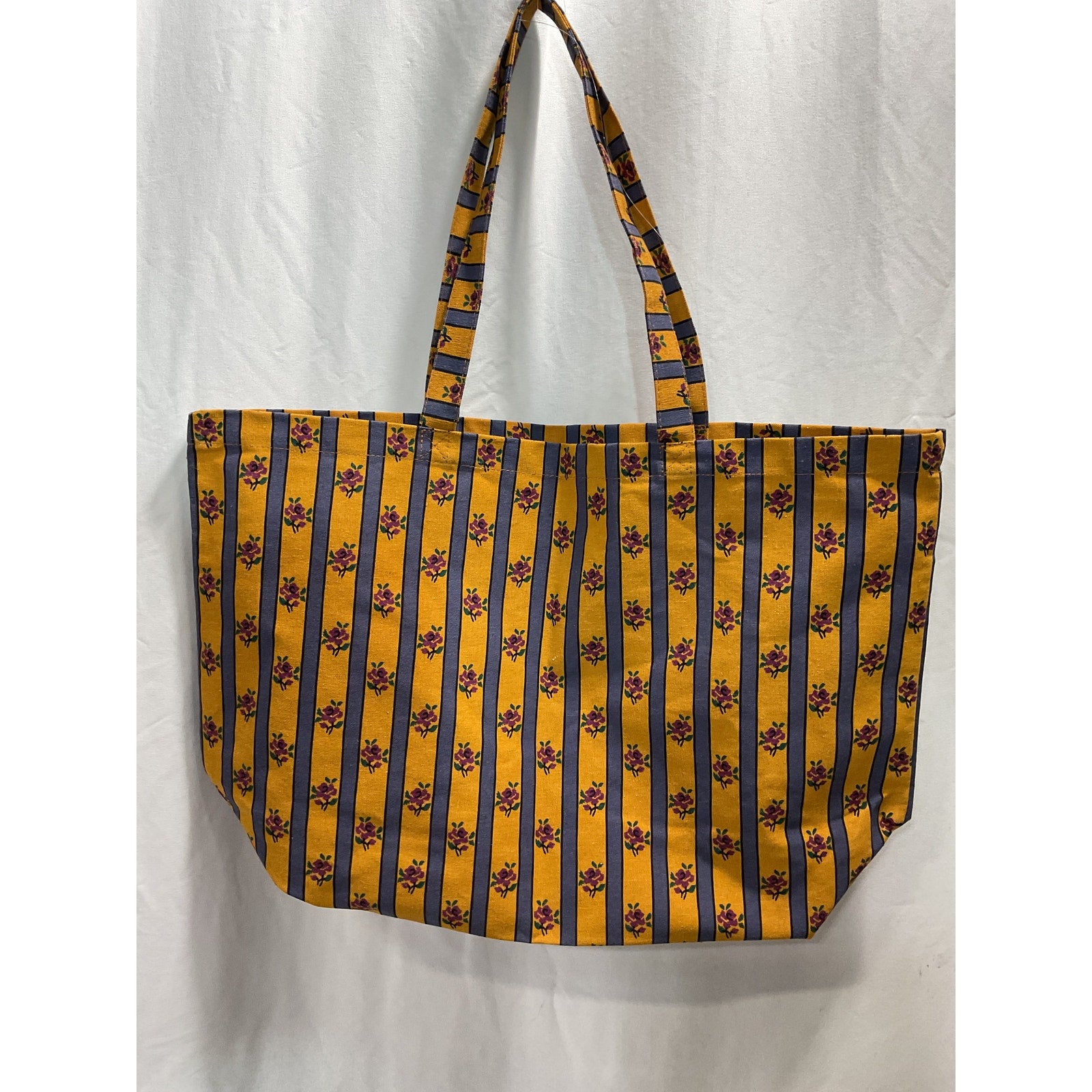 Sézane Orange x Mdlo Canvas Open Top Tote Bag