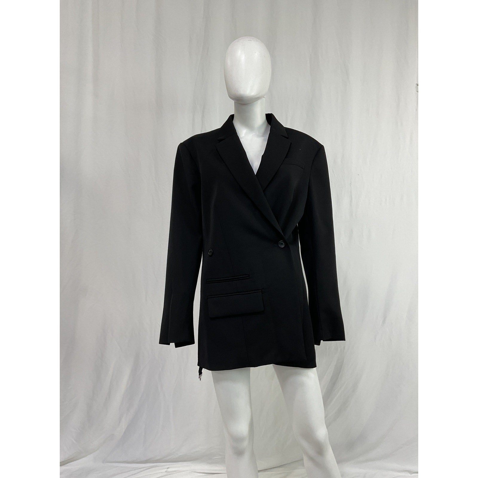 Jacquemus 'La Veste' Black Virgin Wool Tibau Size 42