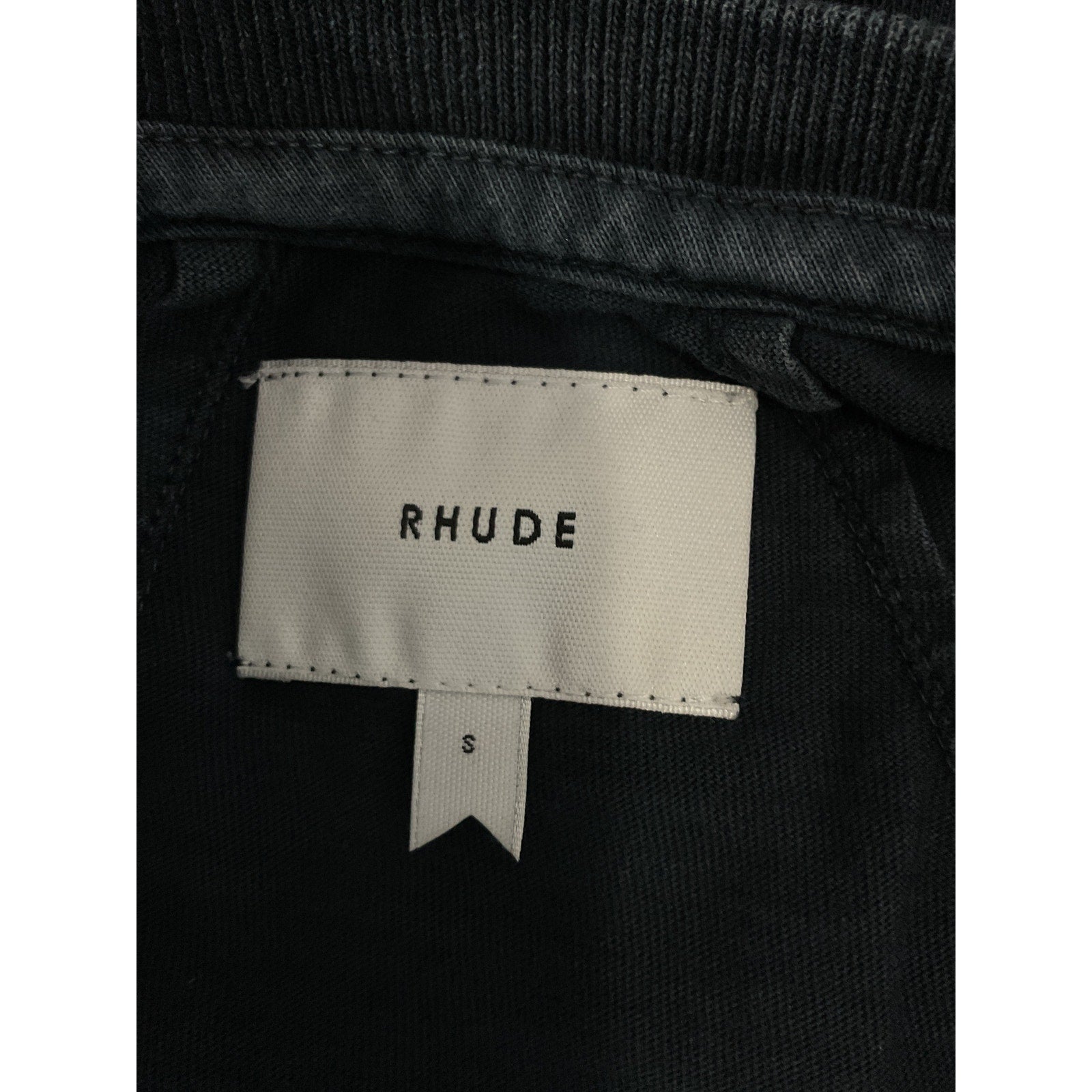 Rhude 'Riviera' Black Graphic Tee Size S