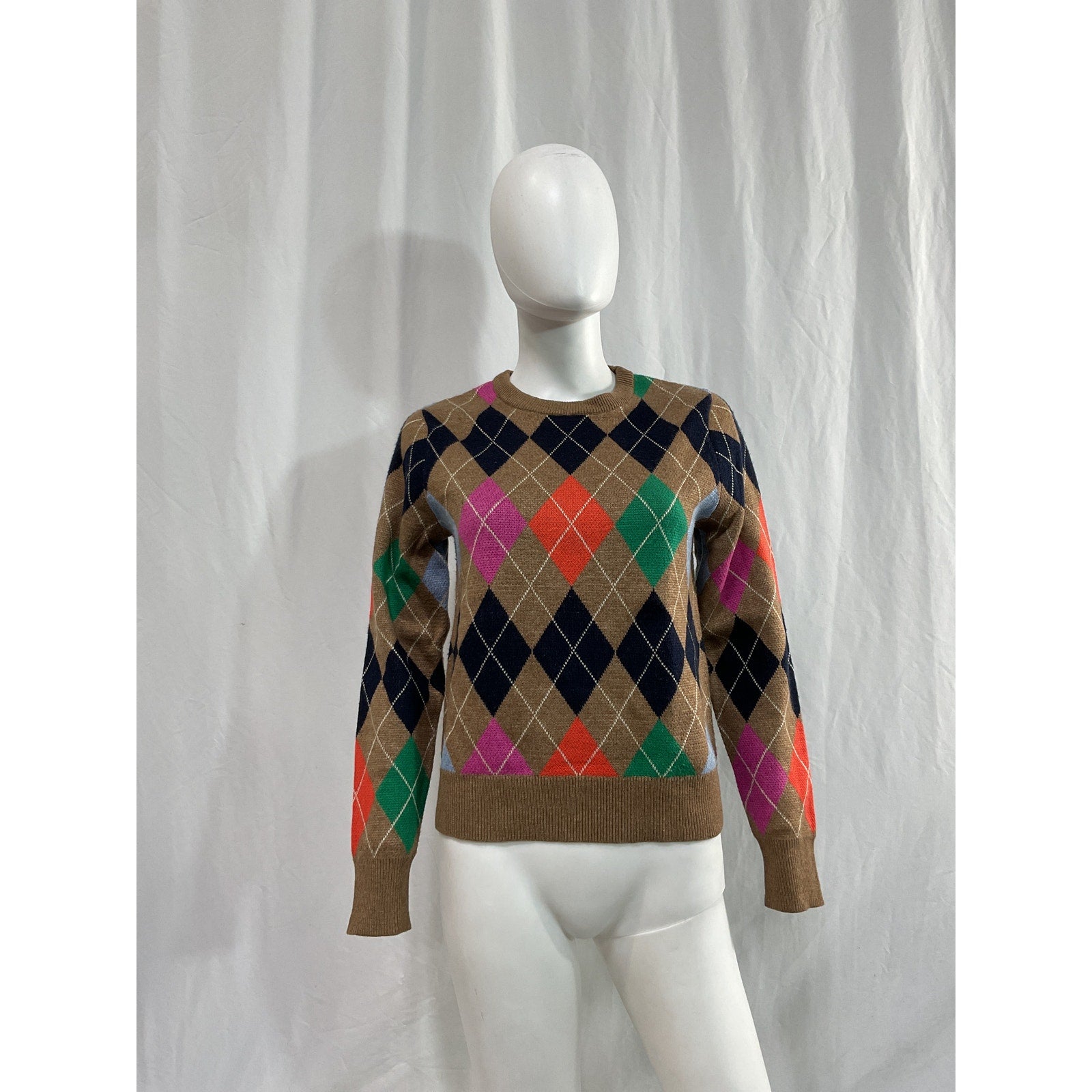 Kule 'The Heidi' Brown Crewnec Long Sleeve Sweater Size XS