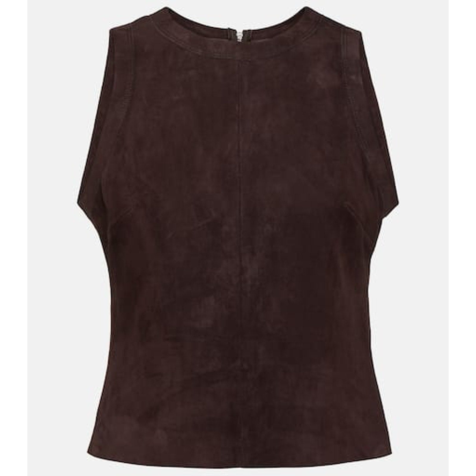 Stouls 'Pam' Brown Suede Tank Top Size M - NWT