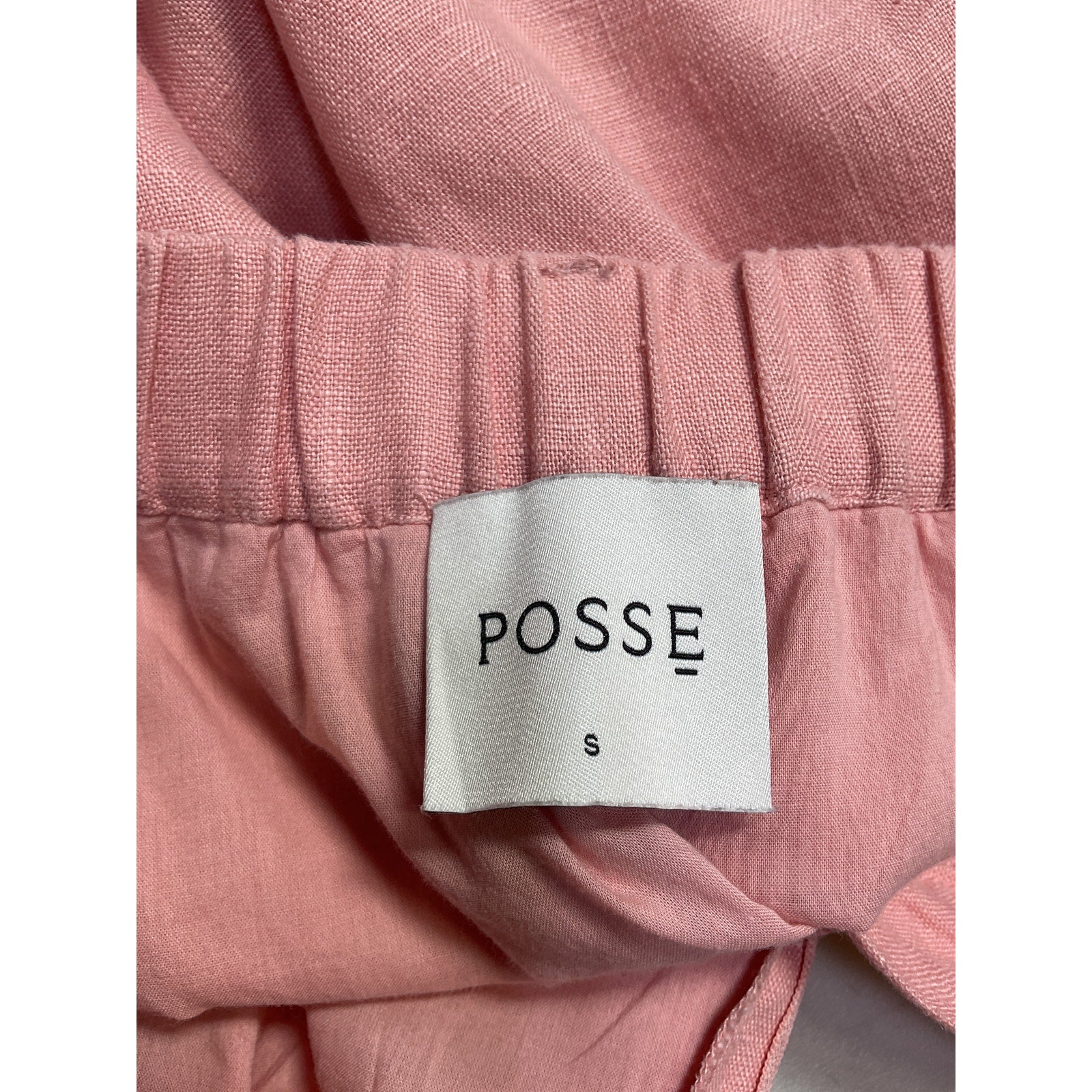 Posse 'Marchello' Pink Linen Short Size S